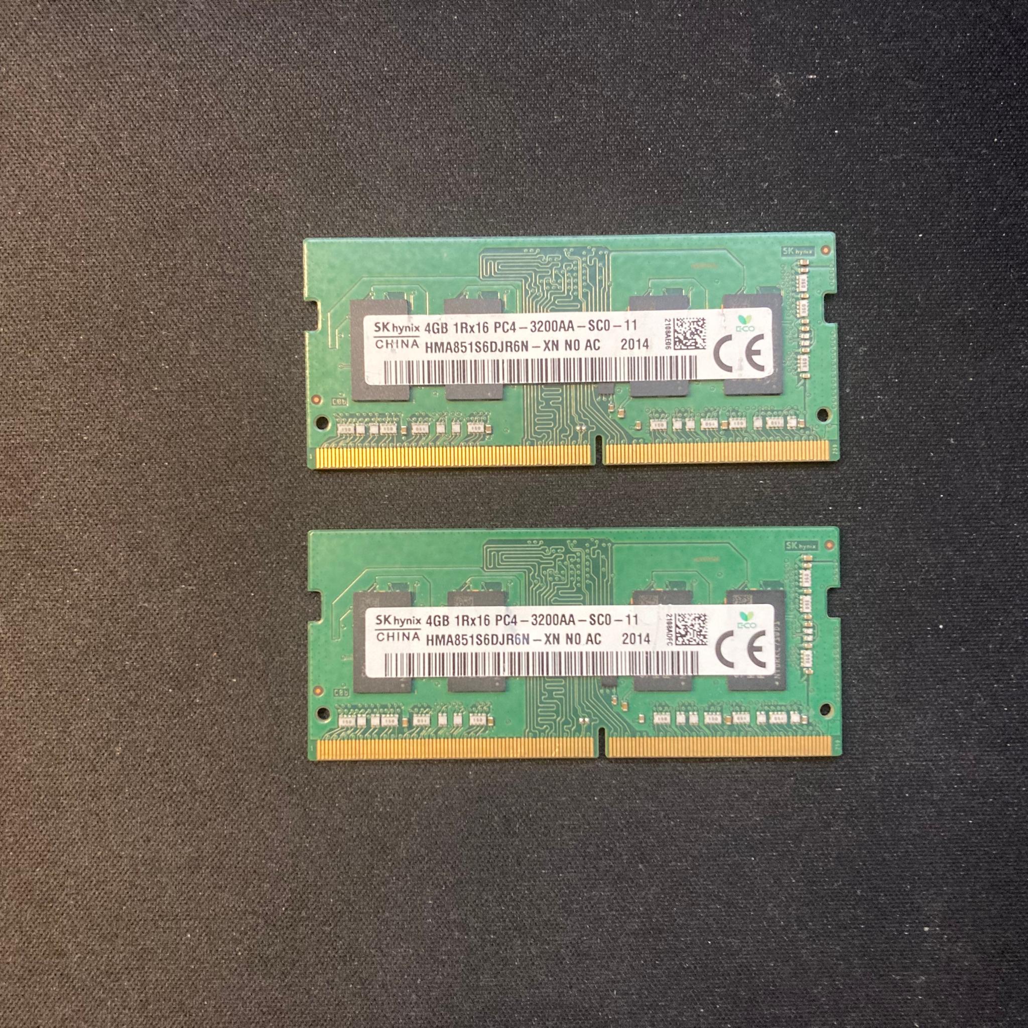 2x 4GB DDR4 SO-DIMM Laptop RAM (8GB Kit) - Dell OEM
