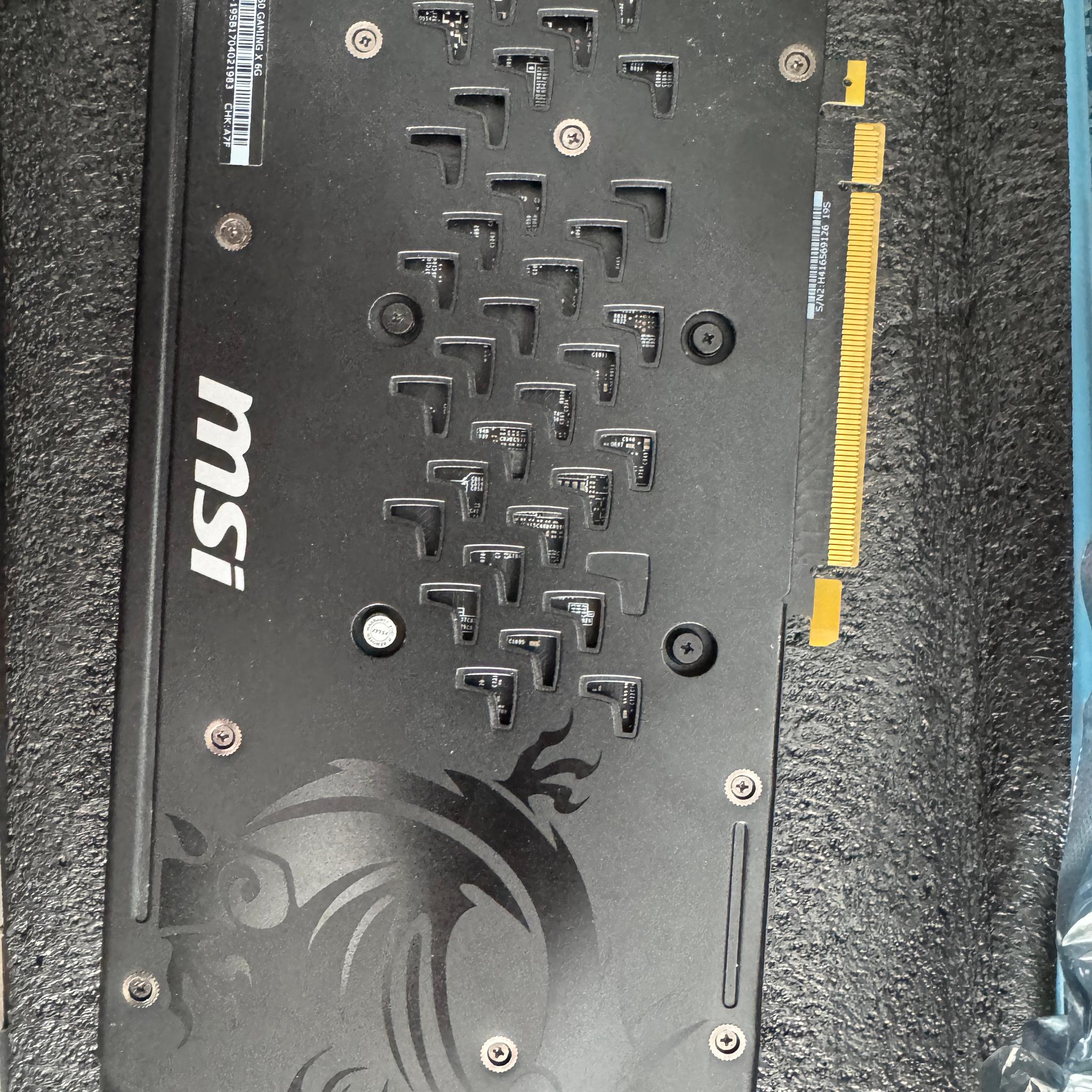 MSI NVIDIA GeForce GTX 1060 GAMING X 6G