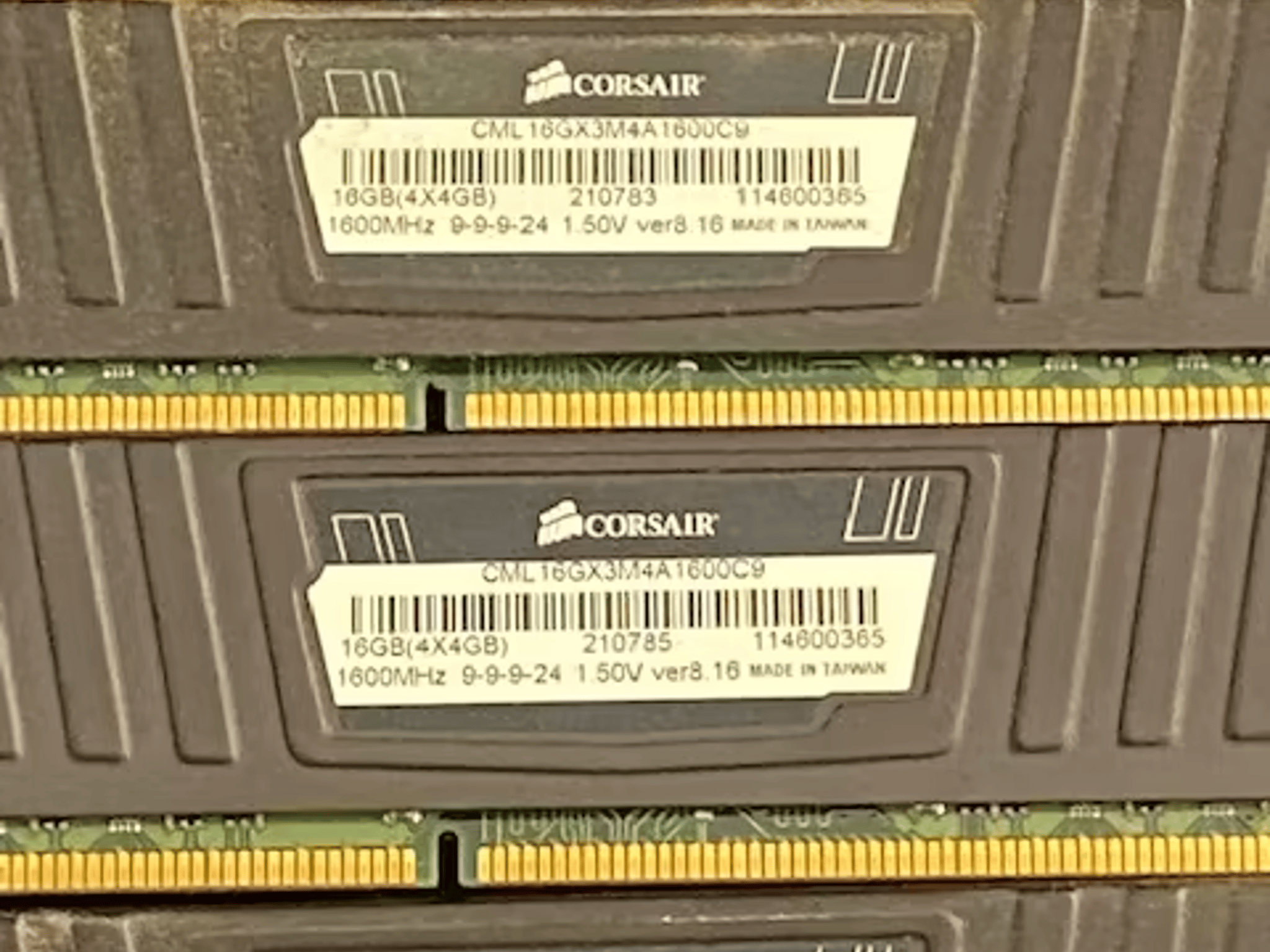 Corsair Vengeance LP 16 GB (4*4GB) DDR3 1600 CL9