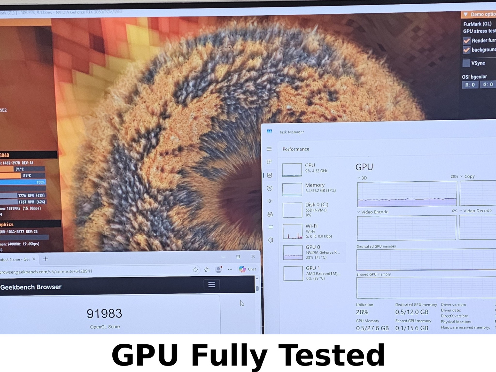 RTX 3060 MSI 12GB