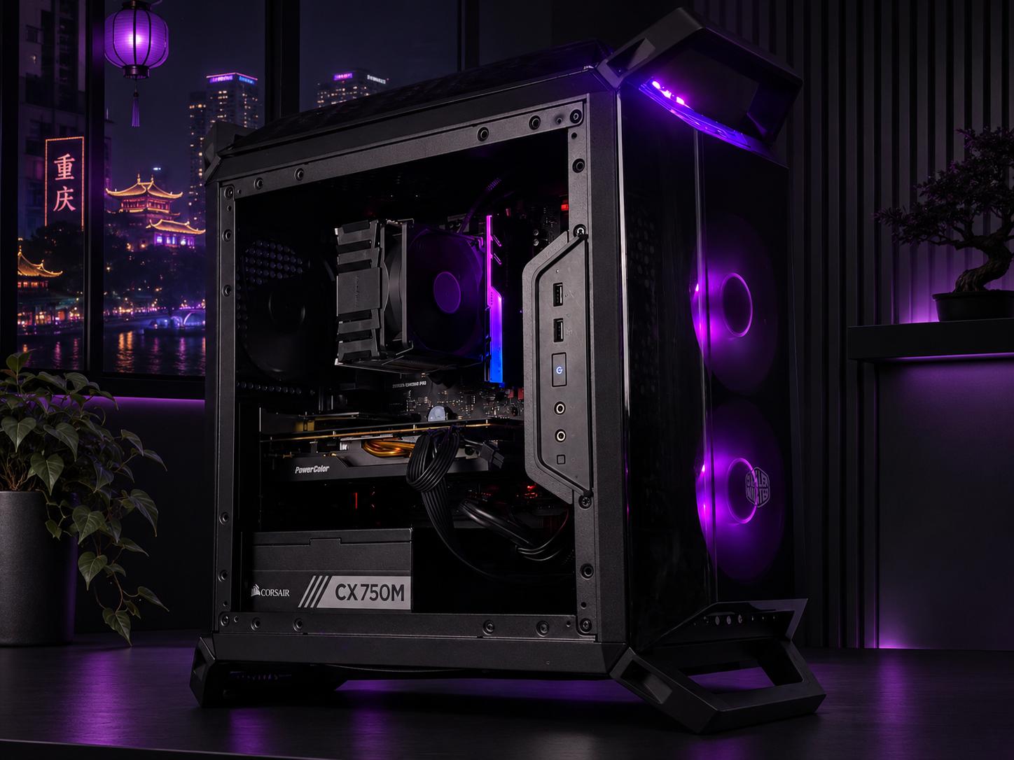 🉐KURONAMI Gaming PC | RX 6700XT | Ryzen 7 5800X3D | 16GB RAM | 1TB NVME | WiFi + BT | FREE SHIPPING