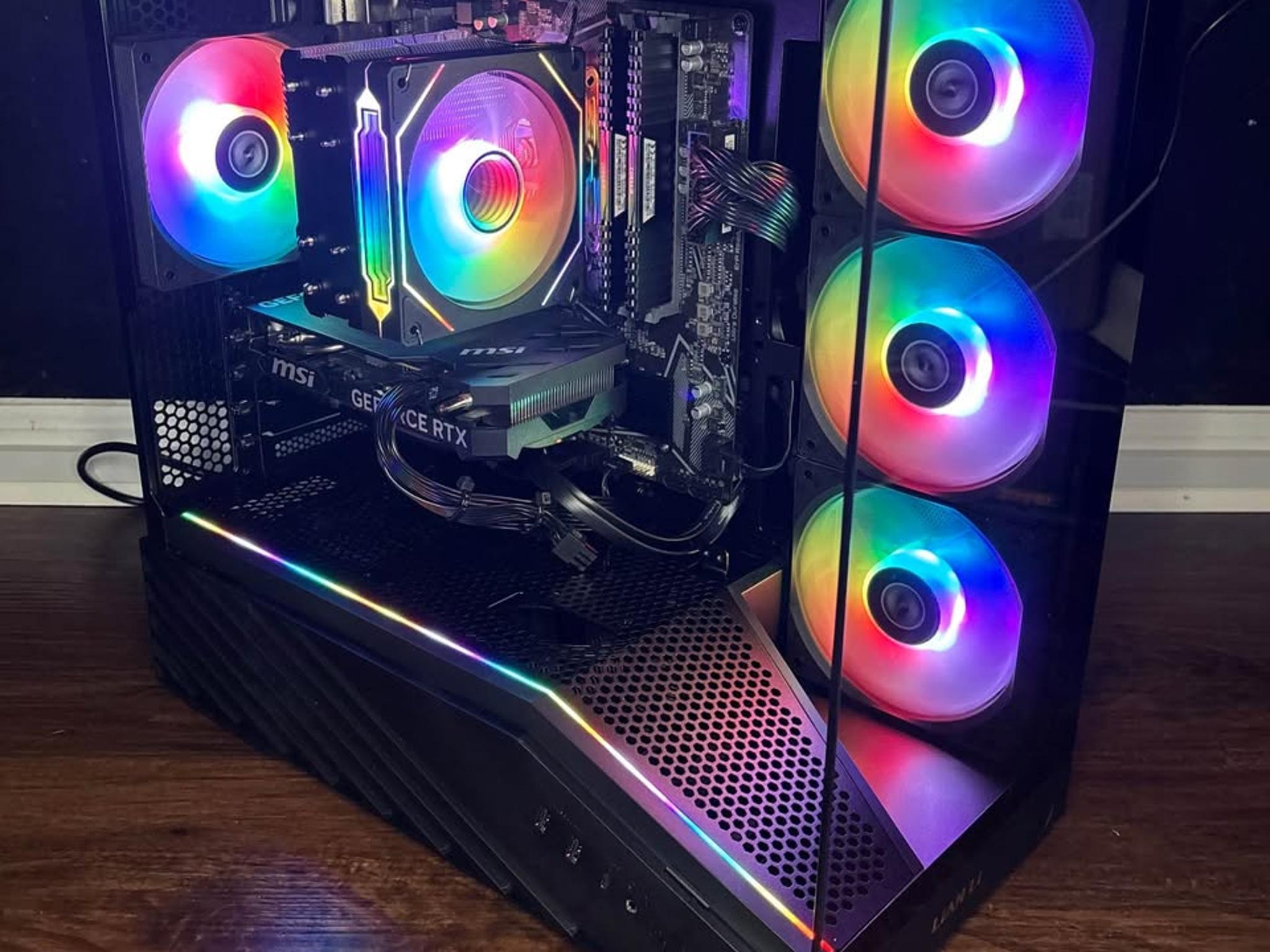 Black Gaming PC (RTX 4060 8GB + AMD Ryzen 5 5600G)