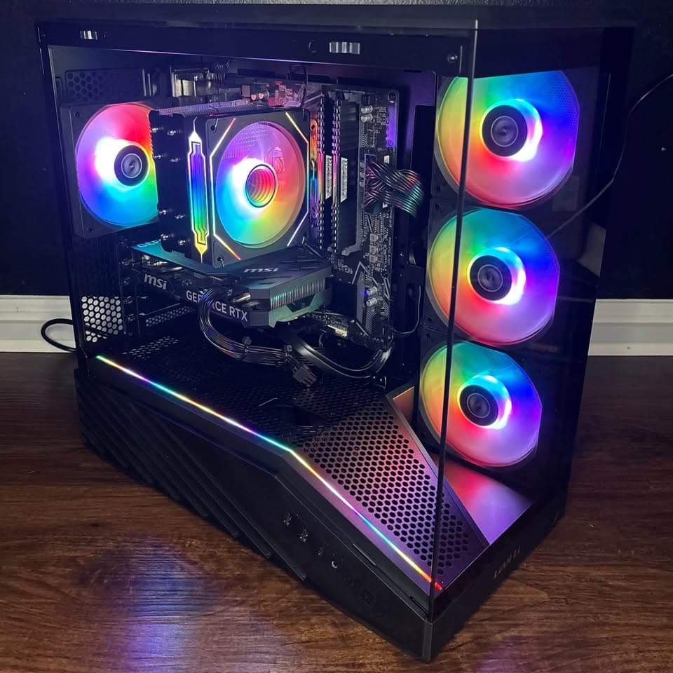 Black Gaming PC (RTX 4060 8GB + AMD Ryzen 5 5600G)