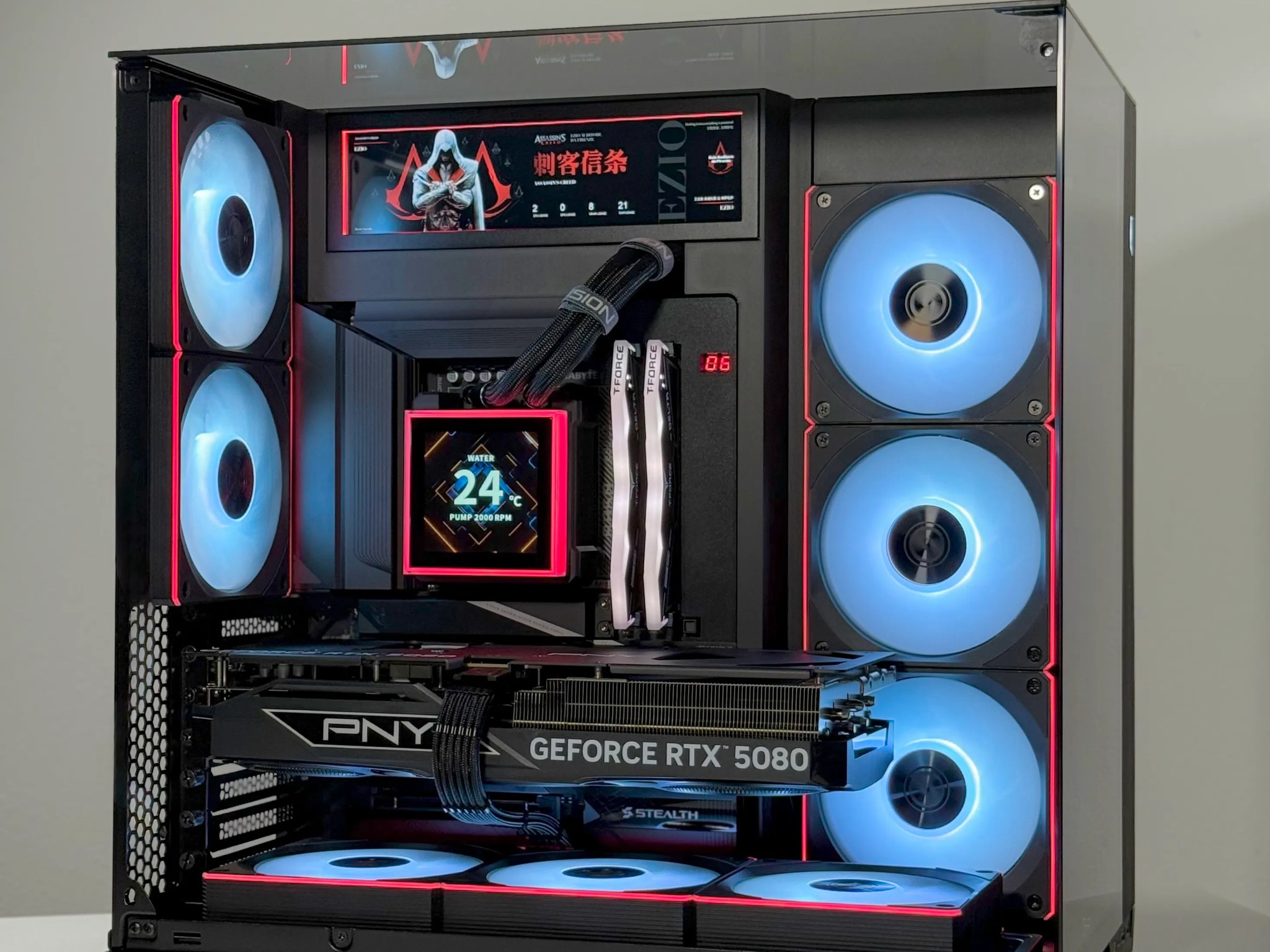 RTX 5080 + Ryzen 9800X3D | "Project Stealth" Zero-Cable Build