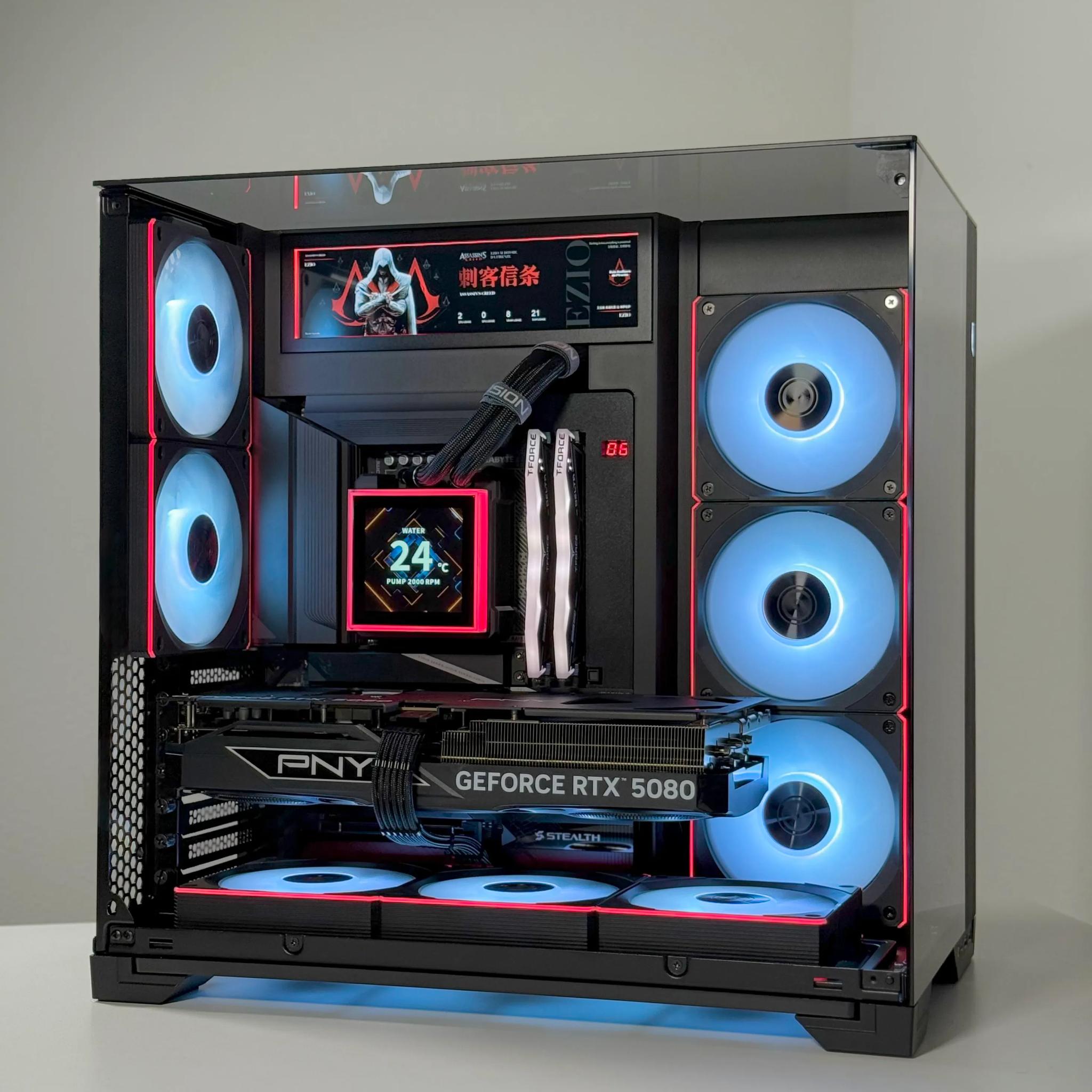 RTX 5080 + Ryzen 9800X3D | "Project Stealth" Zero-Cable Build