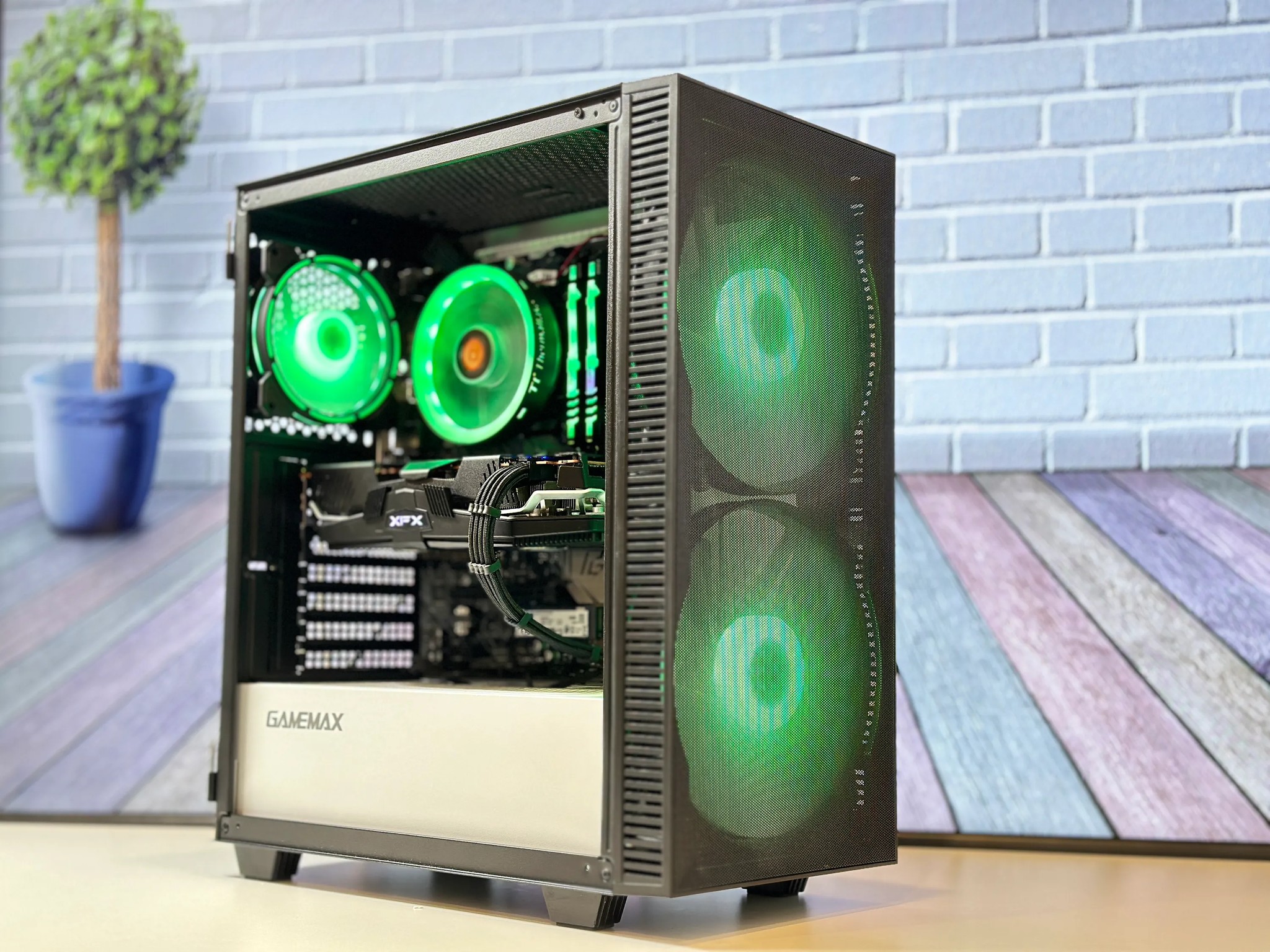 🪀Gaming PC🪀 AMD RX 5600XT 🪀Ryzen 5 4500 6-Core 🪀16GB DDR4 RAM🪀500GB NVME SSD