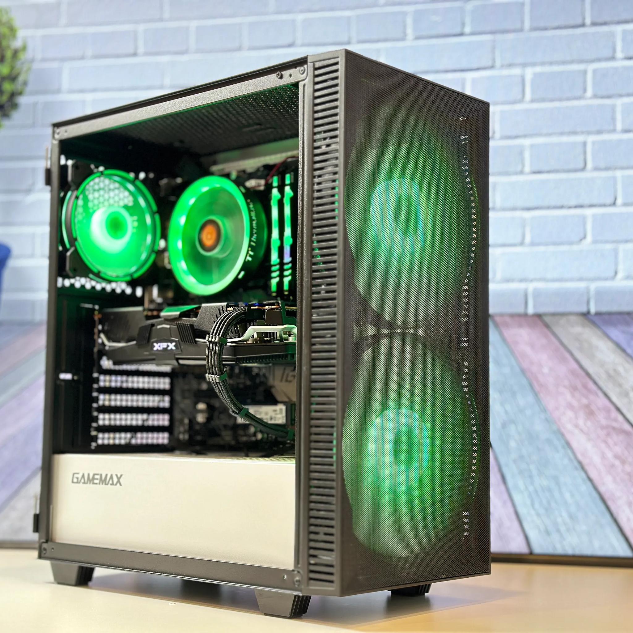 🪀Gaming PC🪀 AMD RX 5600XT 🪀Ryzen 5 4500 6-Core 🪀16GB DDR4 RAM🪀500GB NVME SSD