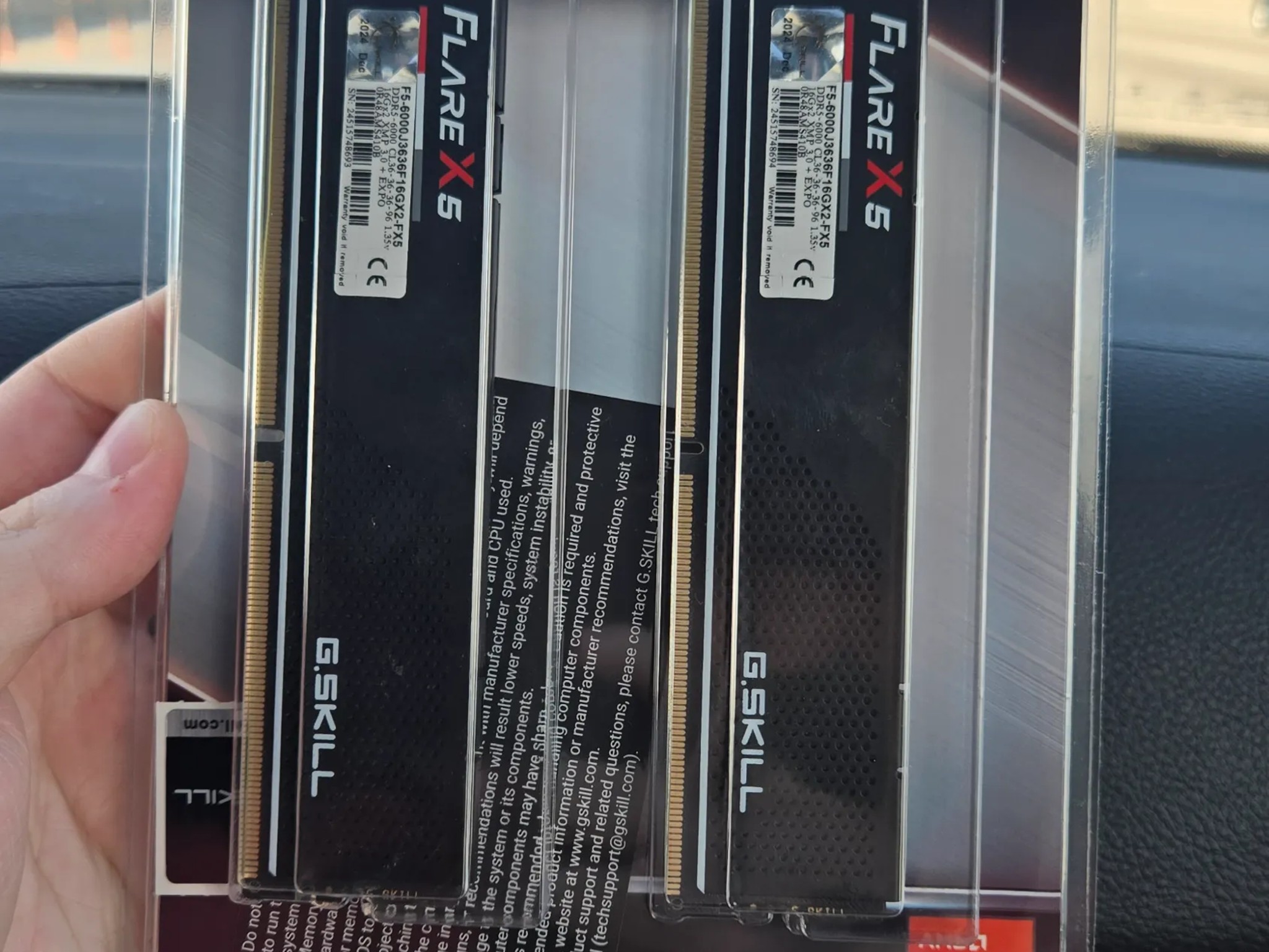 G.Skill Flare X5 Series 32GB (2 x 16GB) DDR5-6000 PC5-48000 CL36