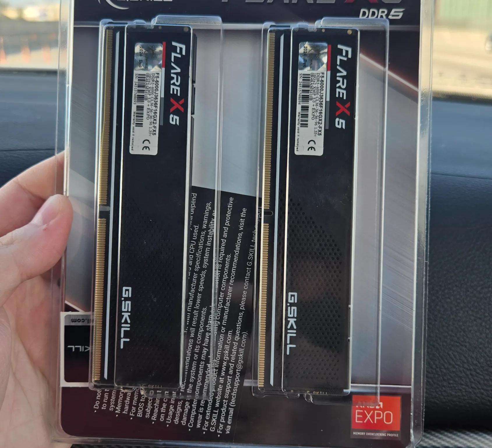 G.Skill Flare X5 Series 32GB (2 x 16GB) DDR5-6000 PC5-48000 CL36