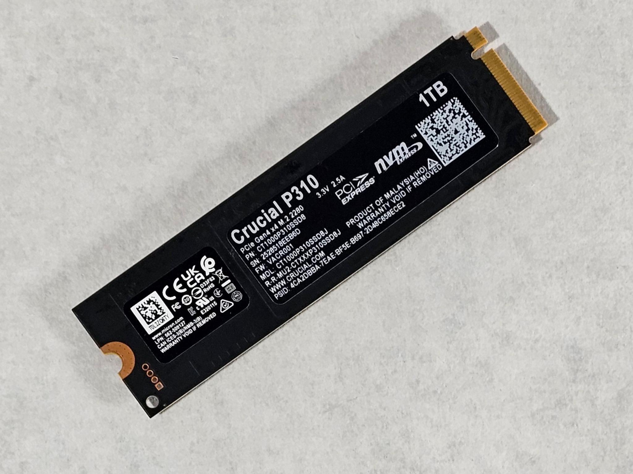 1TB NVMe M.2 SSD Crucial P310