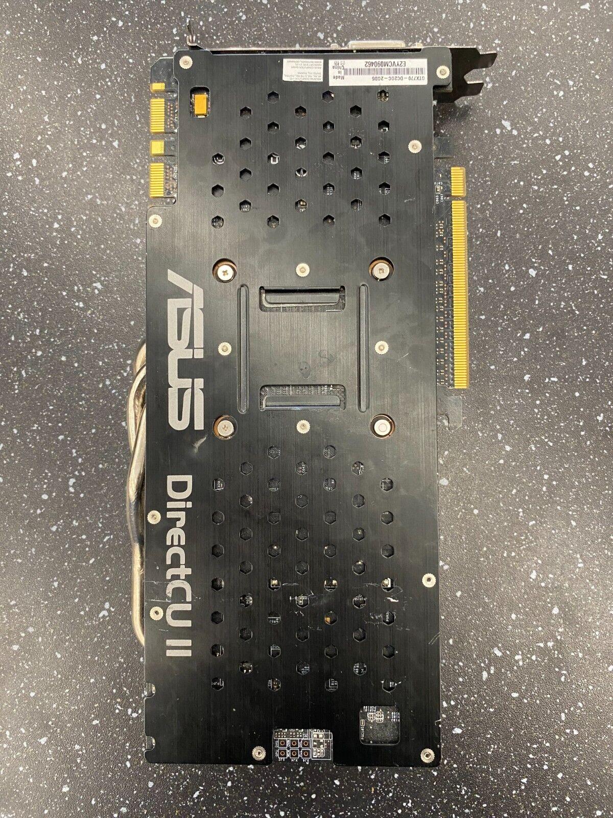 ASUS GeForce GTX 770 2GB GDDR5 Graphics Card - DisplayPort, HDMI, DVI