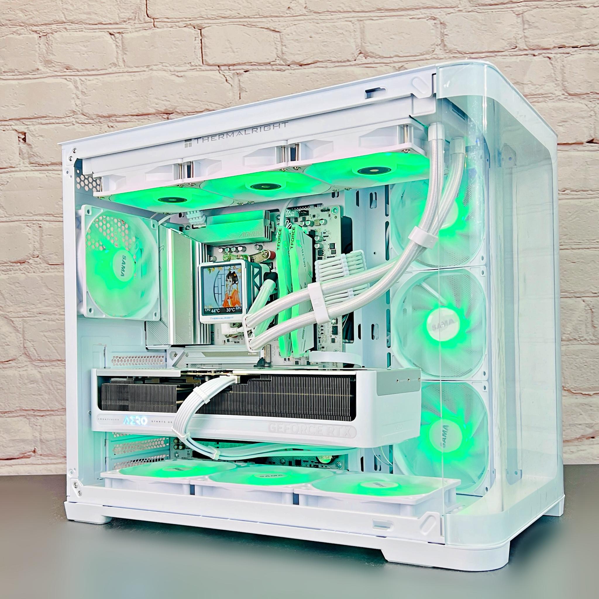 RTX 5070 TI AERO Ryzen 7 7800X3D 32GB DDR5 RAM 2TB SSD M.2 WIN 11 PRO Gaming PC 🤯