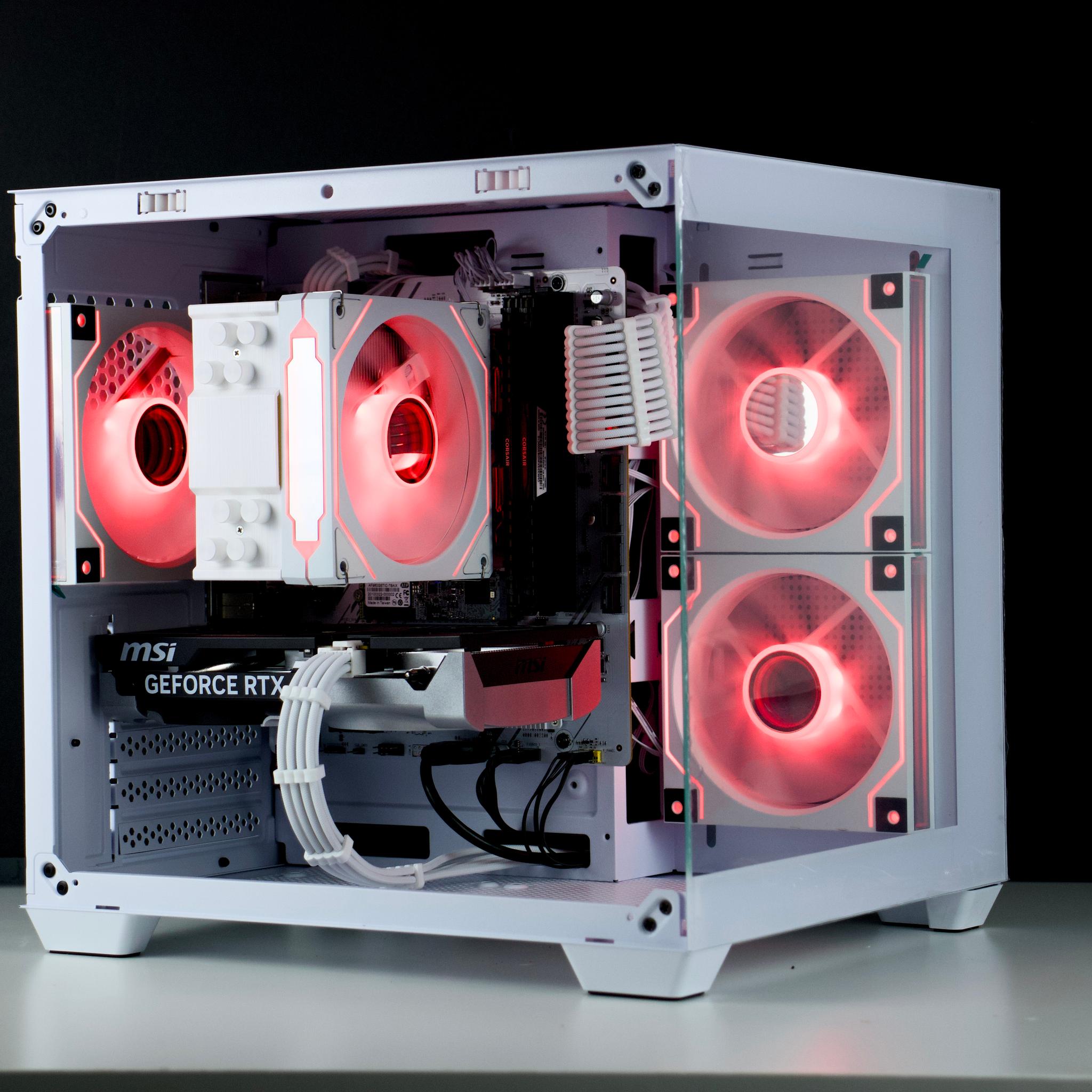 🧊❄️🧊 White Gaming PC – RTX 5060, Ryzen 5 5600X, 32GB RAM, 960GB SSD - WiFi, BlueTooth 🧊❄️🧊