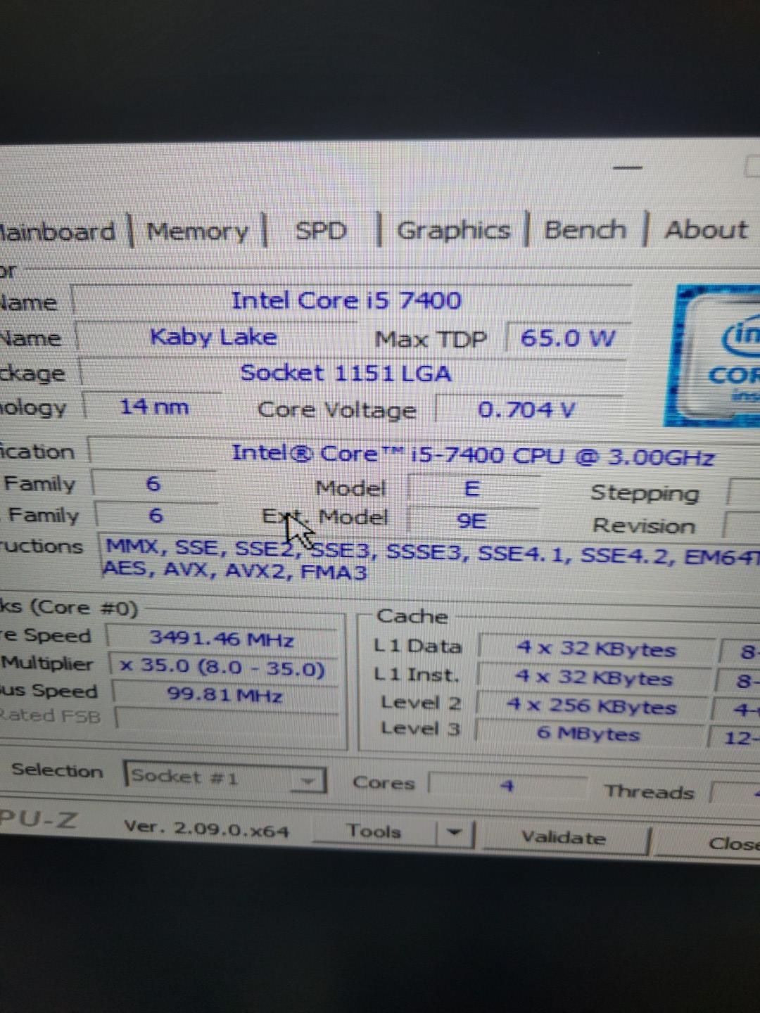 Intel Core i5-7400