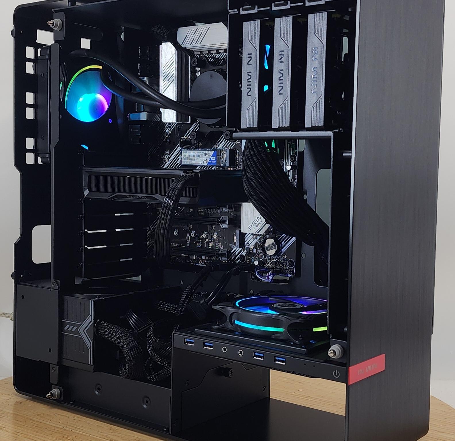 Gaming PC Ryzen 7 5700G 16GB RAM 500GB SSD RX 7600 8GB Windows 11 Computer