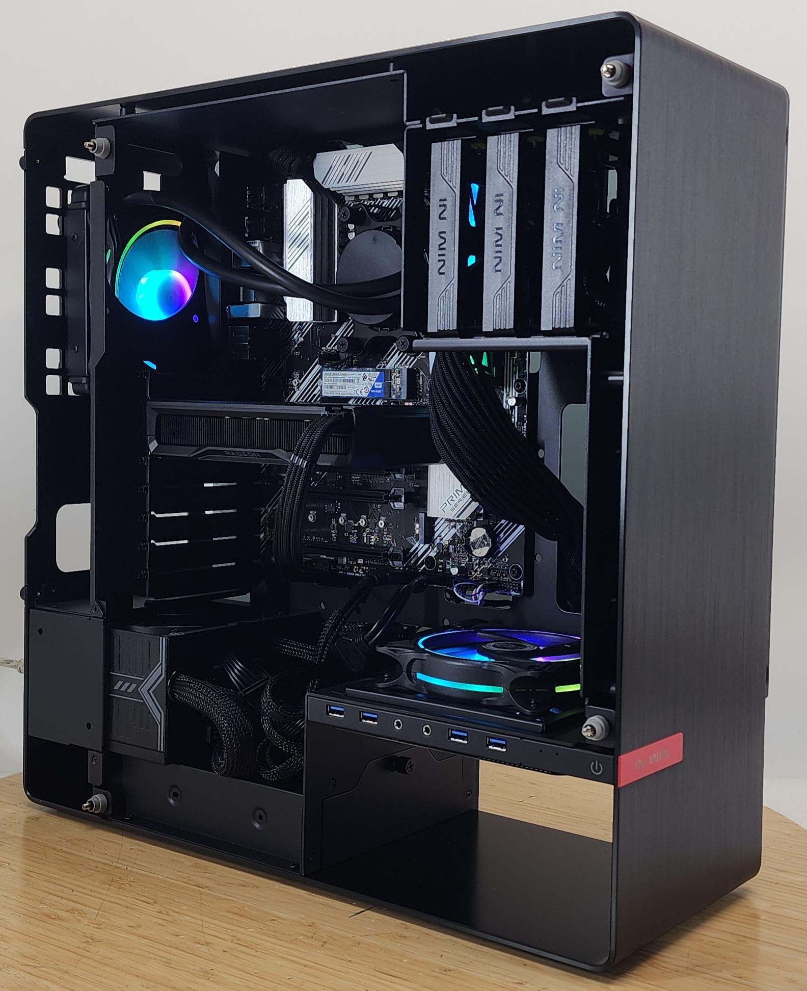 Gaming PC Ryzen 7 5700G 16GB RAM 500GB SSD RX 7600 8GB Windows 11 Computer