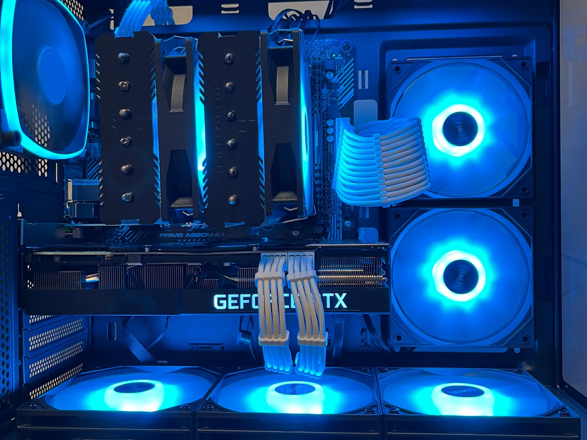 🌊Blue Lagoon🌊 | RTX 3080 PRO PC | Ryzen 5 5700G | 16GB RAM | 1TB SSD | Windows 11 Pro