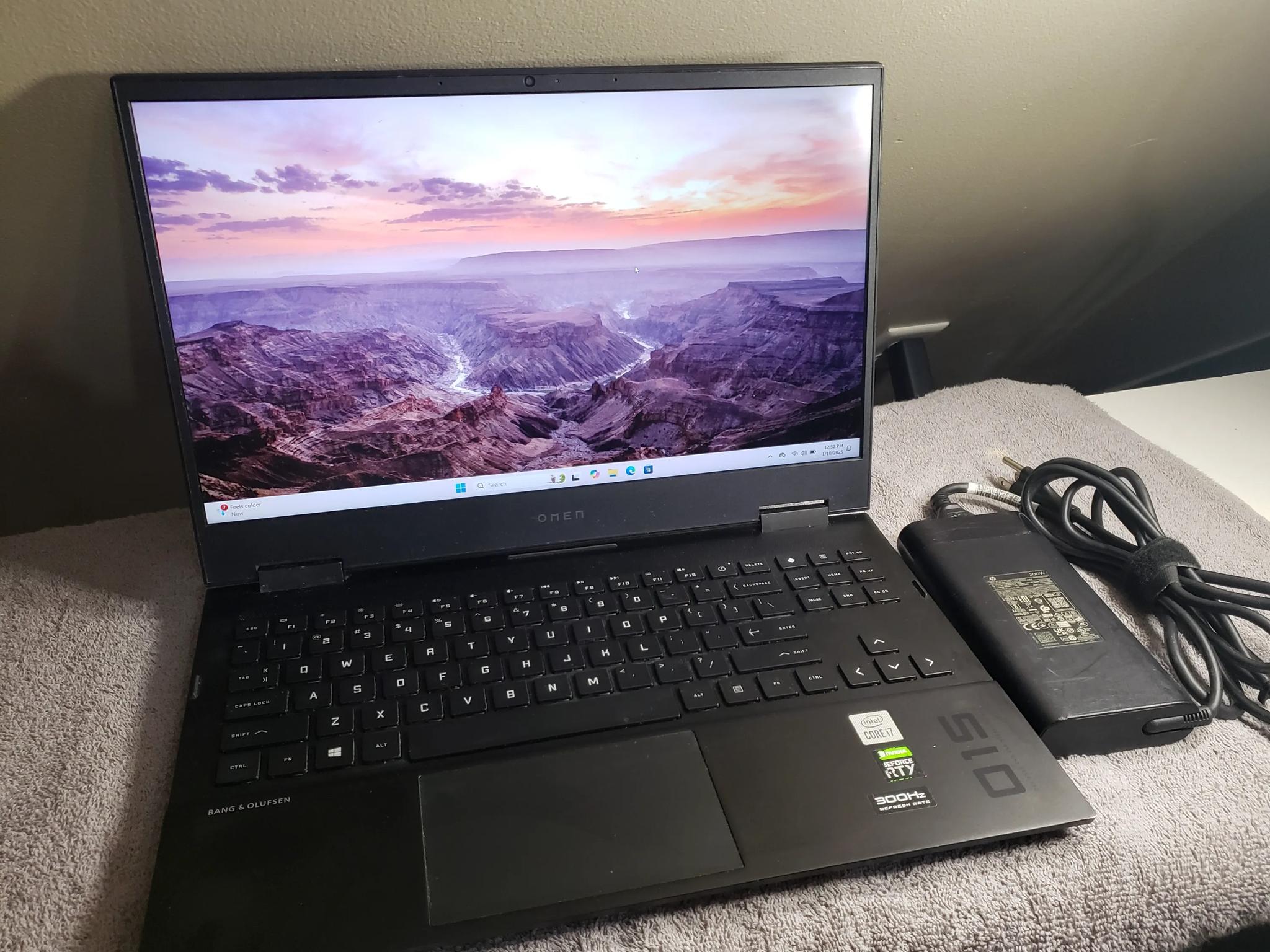 HP Omen 15-ek1013dx | Intel i7-10750H, RTX 3070, 32GB RAM, 512GB NVMe, 1080p 300Hz 15.6", Windows 11