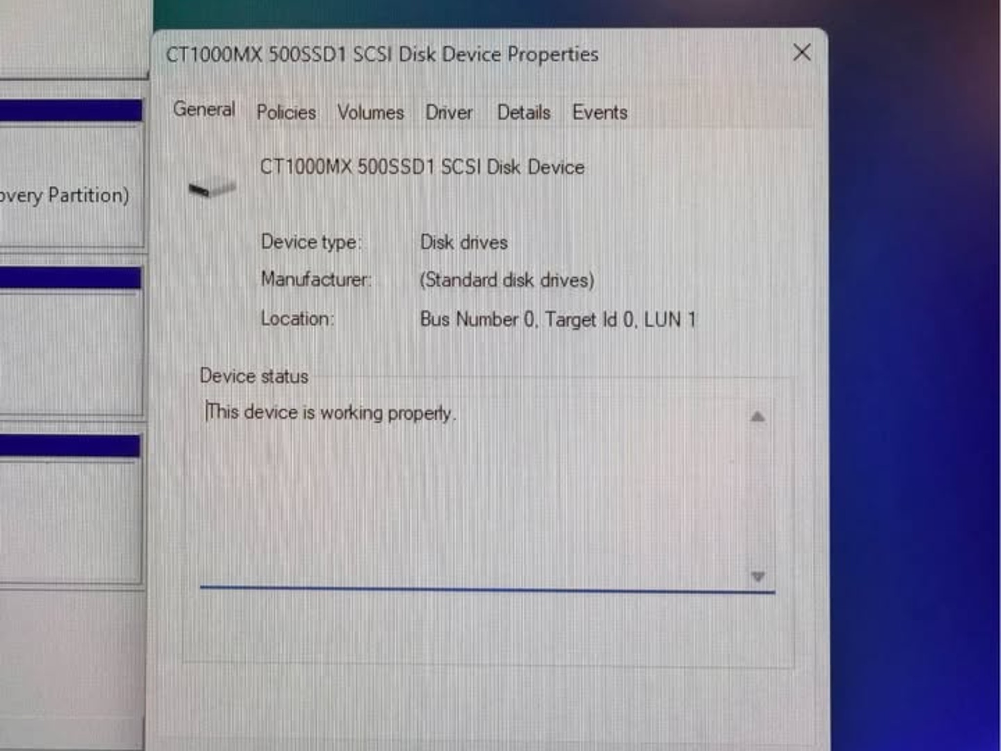 Crucial CT1000MX 1TB 2.5-inch SATA Internal SSD