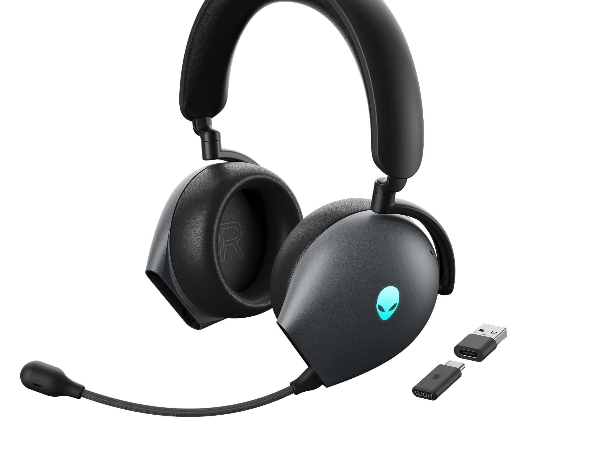 Alienware AW920H Tri-Mode Wireless Gaming Headset - Dark Side of the Moon (aka Black)