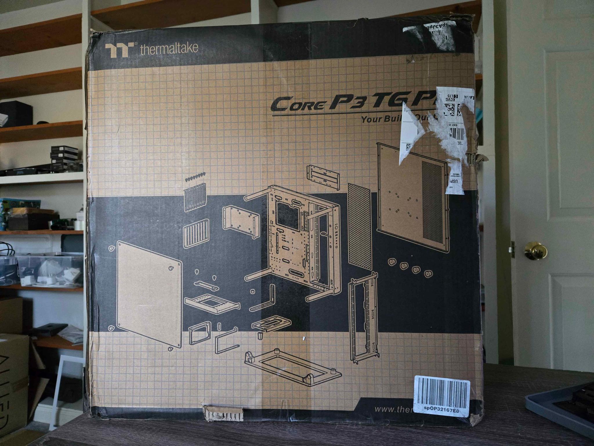 Thermaltake Core P3 Pro TG Snow | Used with all accessories