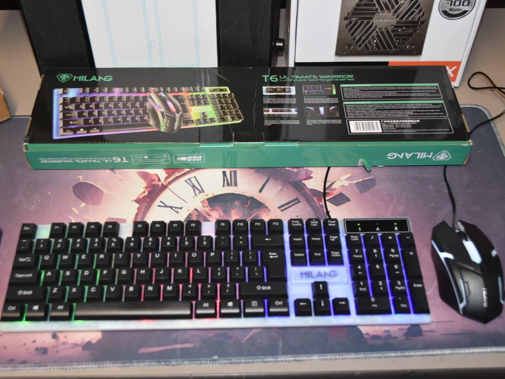 Intel I 7 4790 RAM 32 GB GPU GTX 1650 1 TB NVME 700 watts 80 plus gold  & speakers & keyboard& mouse