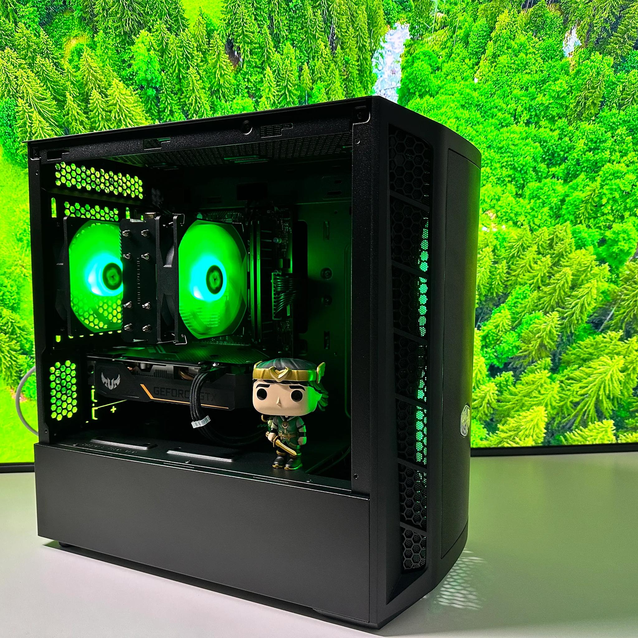 💚 👑Loki👑💚-Gaming PC-Nvidia GTX 1650 Super -AMD Ryzen 5 2600 6core-16GB DDR4 RAM-500GB NVME