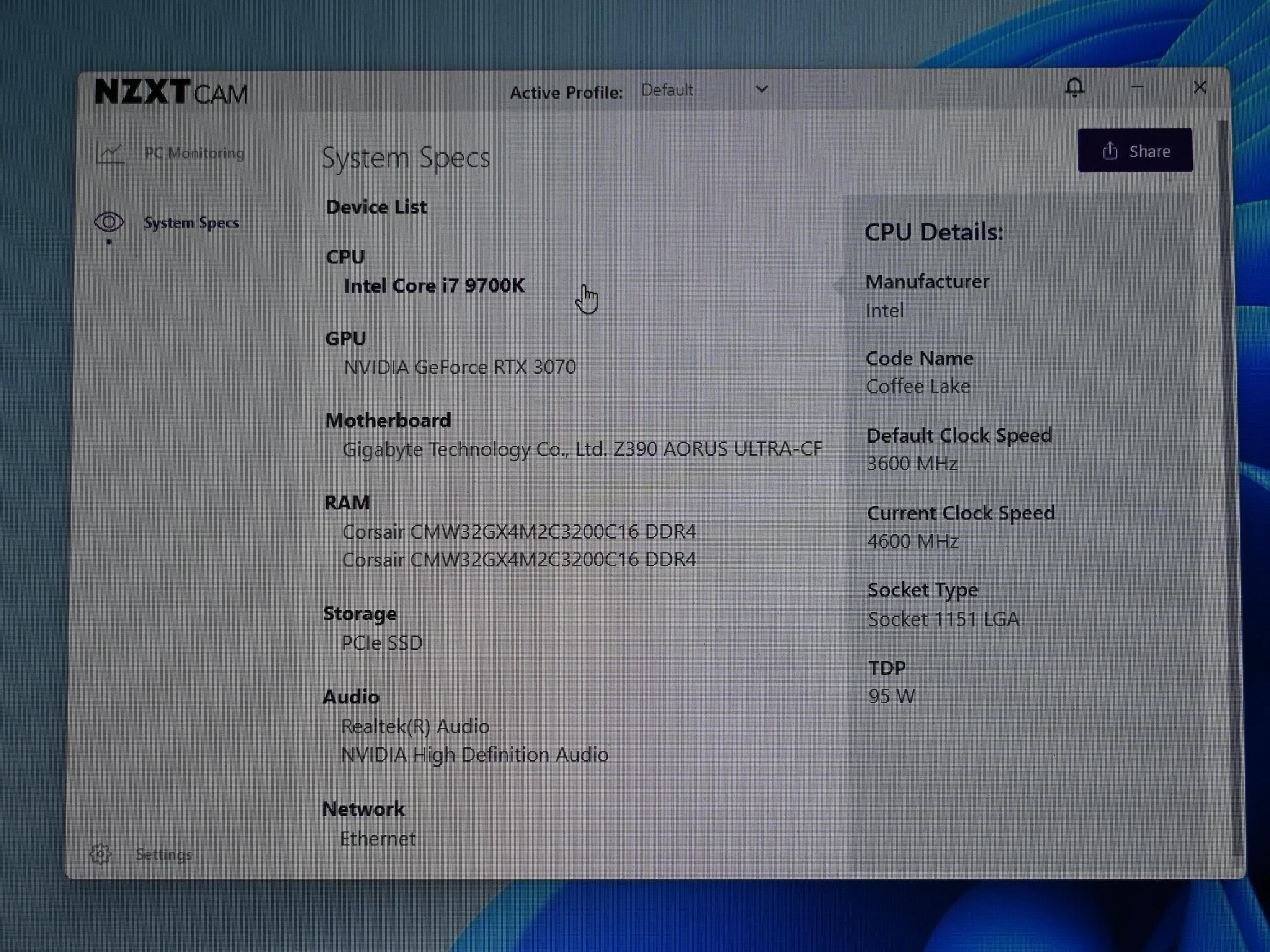 JT-3 | i7-9700K | RTX 3070 | 32GB RAM | 1TB SSD | Wi-Fi | Windows