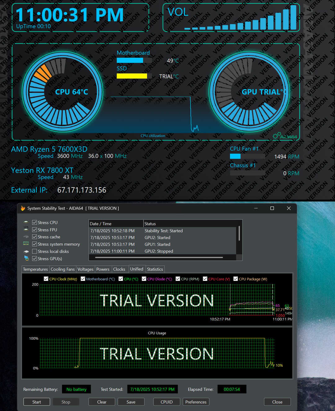 SAKURA RX 7800XT 16 GB | AMD 7600X3D | SFX MINI ITX BUILD