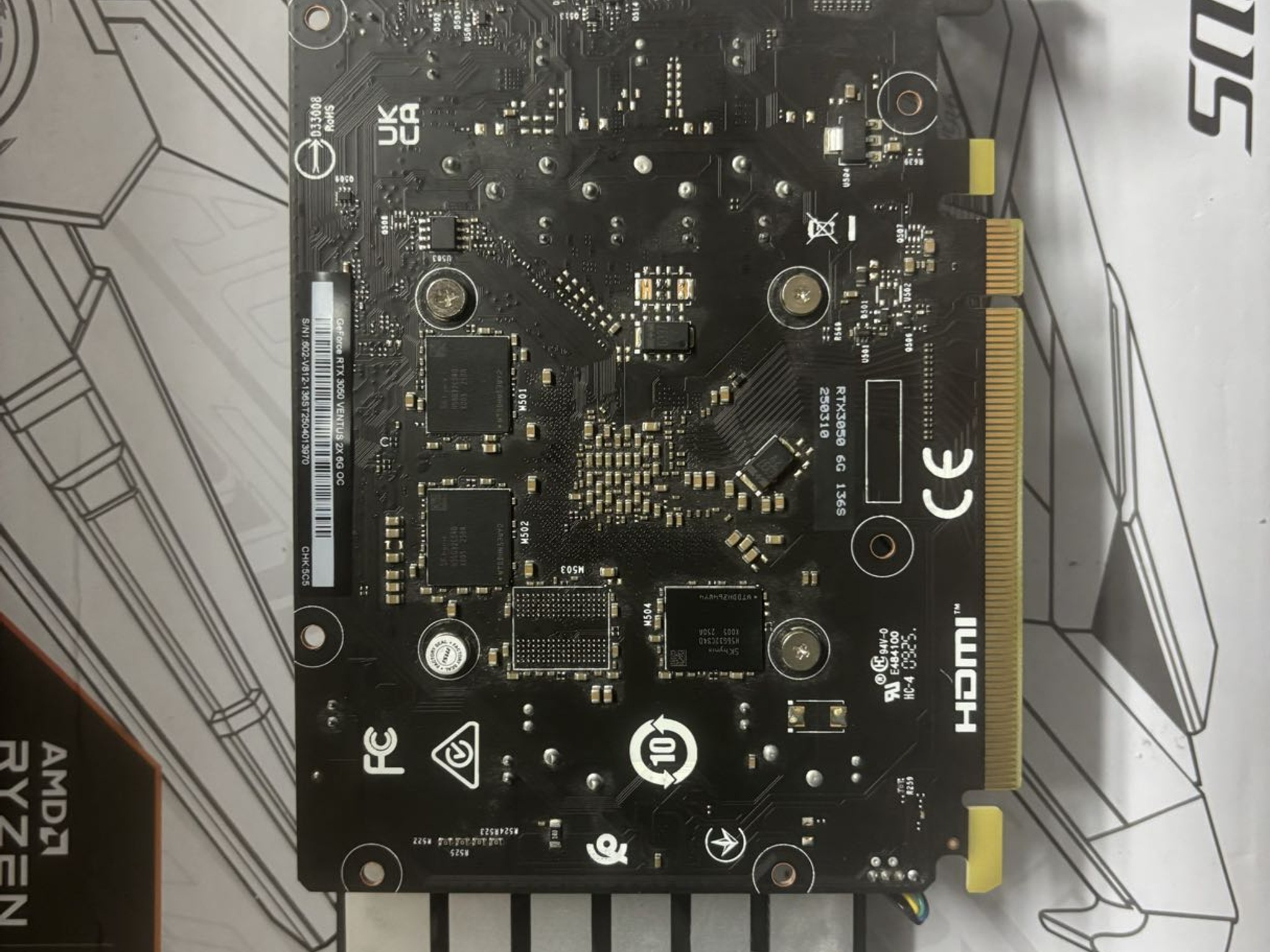 MSI VENTUS 2X GeForce RTX 3050 6GB