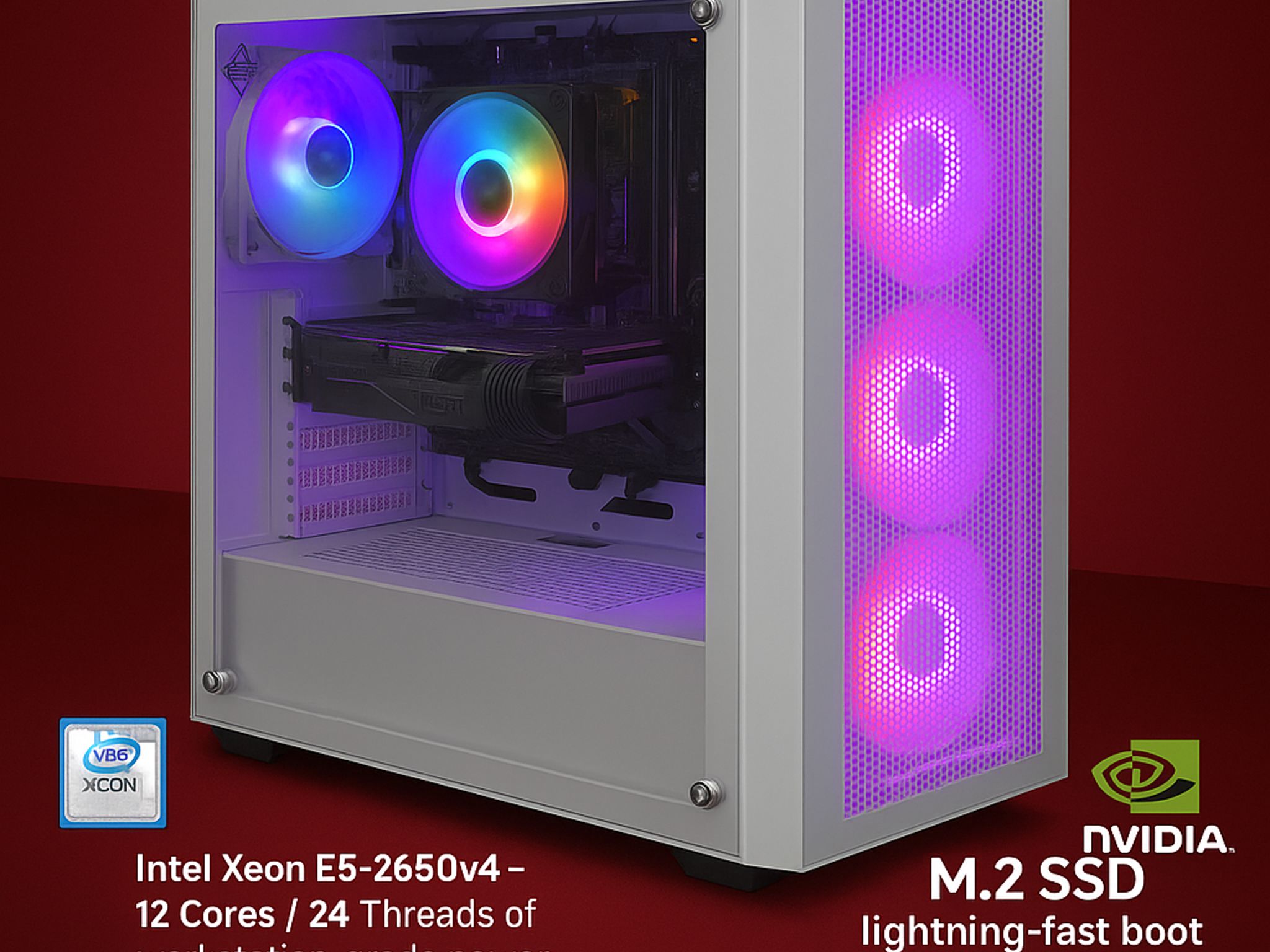 🔥 Gaming & Creator PC – Xeon 12c/24t | GTX 1660 Super | 16GB DDR4 | M.2 SSD | Wi-Fi 🔥