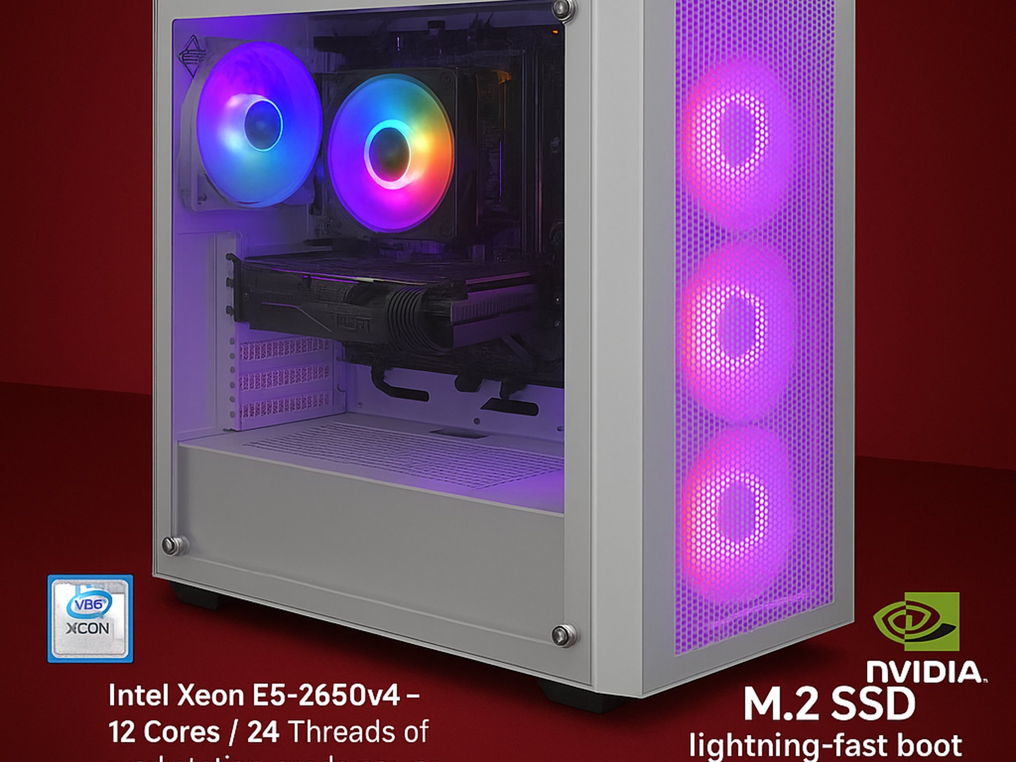 🔥 Gaming & Creator PC – Xeon 12c/24t | GTX 1660 Super | 16GB DDR4 | M.2 SSD | Wi-Fi 🔥