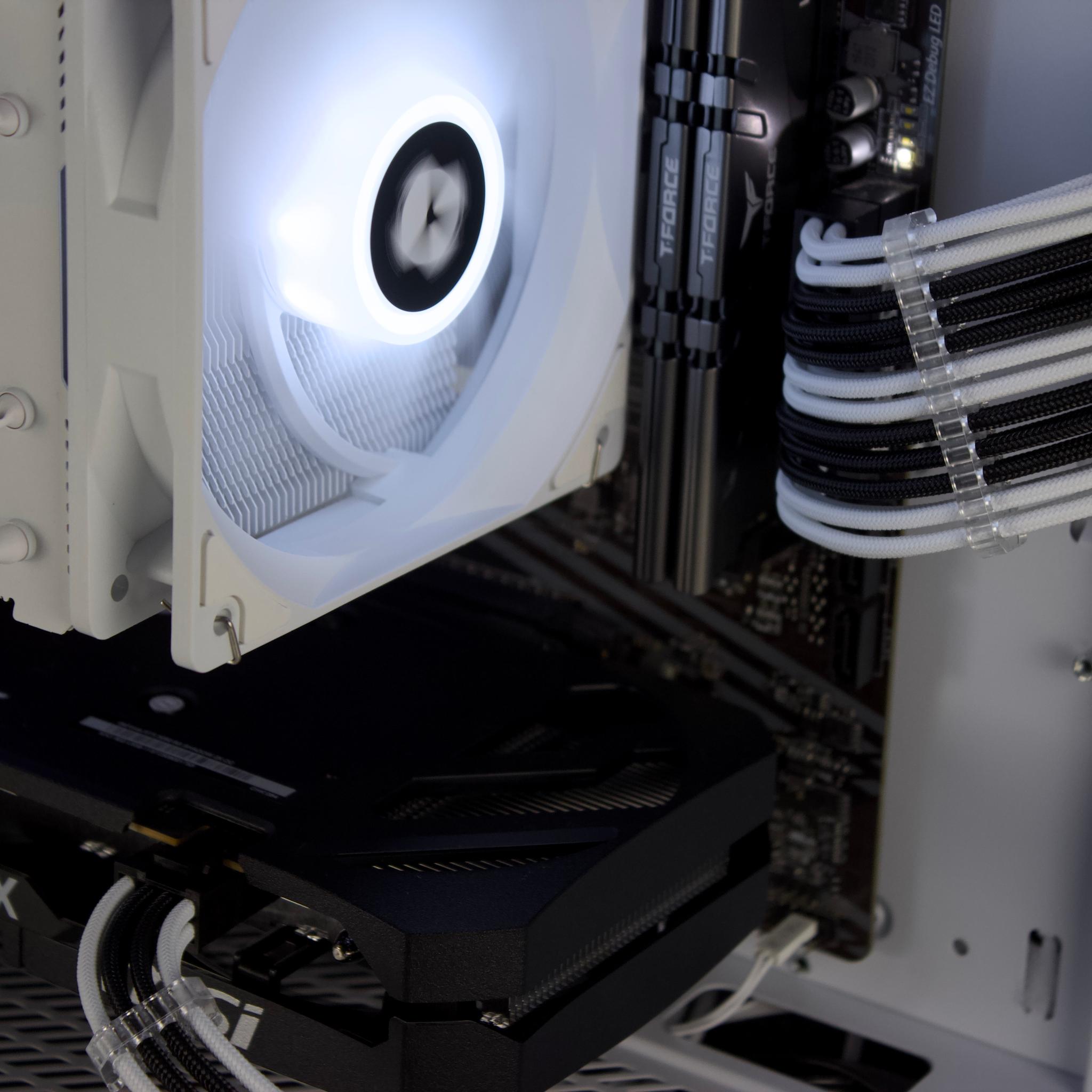 ⚪️ ⚫️ Clean Gaming PC | RTX 5050, Ryzen 5 5500, 16GB RAM, 512GB NVMe SSD | ARGB Control | ⚫️⚪️
