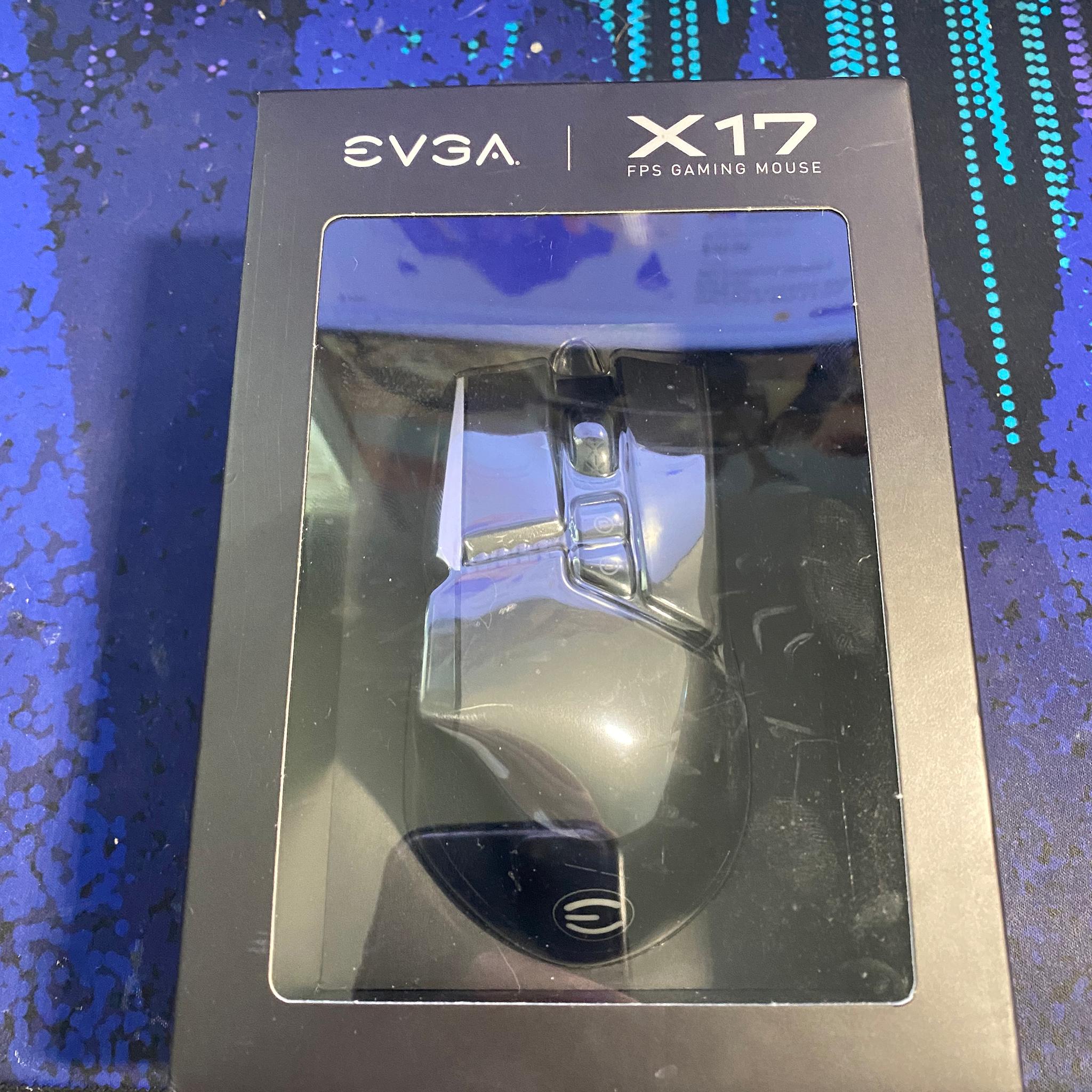 EVGA X17 Gaming Mouse, Wired, Black, Customizable, 16,000 DPI, 5 Profiles, 10 Buttons