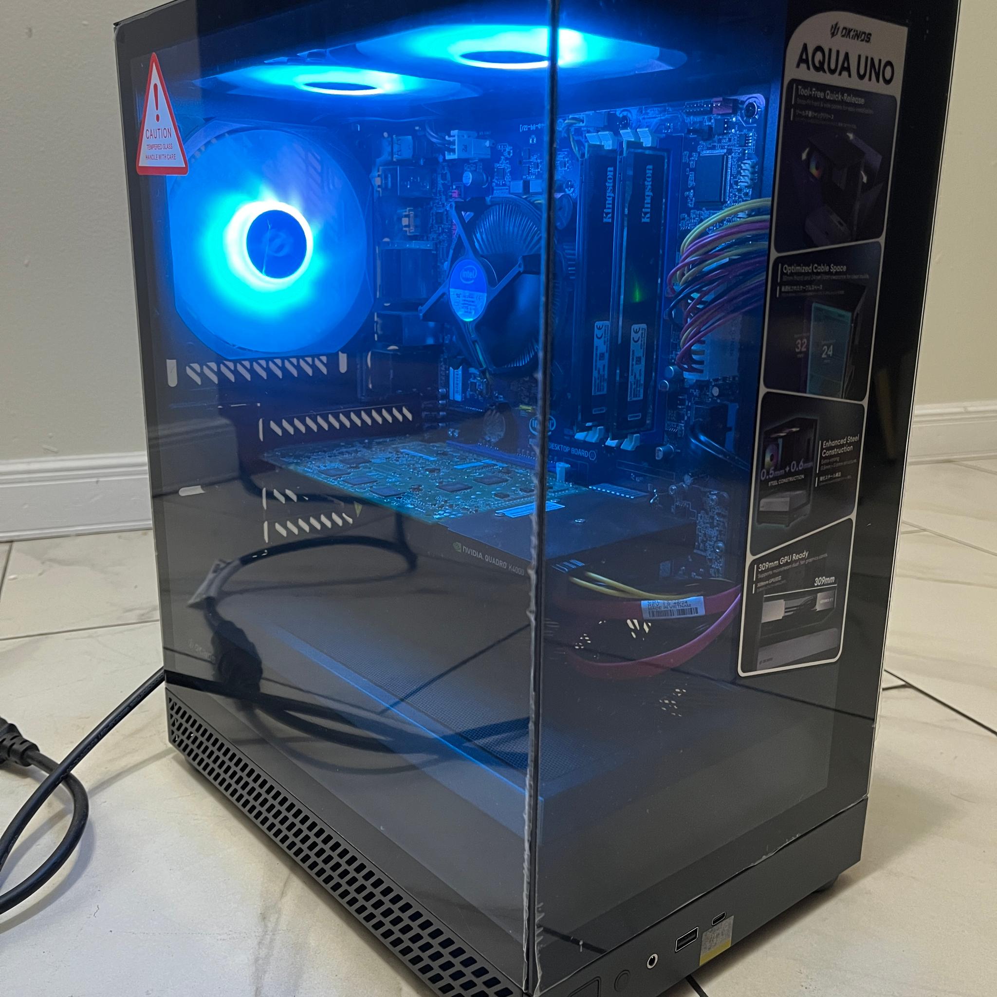Super Budget Gaming PC - Intel i7-3770k, NVIDIA 3GB GPU, 16GB RAM, 378GB Storage, w/ Wi-Fi & BT