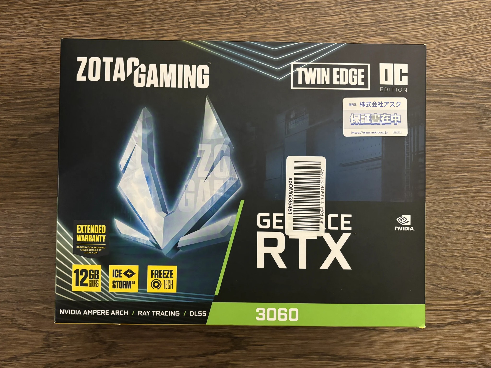 Zotac Gaming GeForce RTX 3060 Twin Edge OC-New Open Box