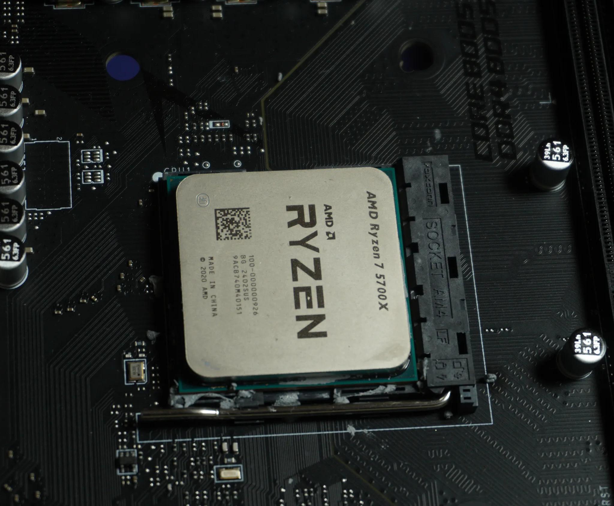 r7 5700x + MSI B550 Motherboard