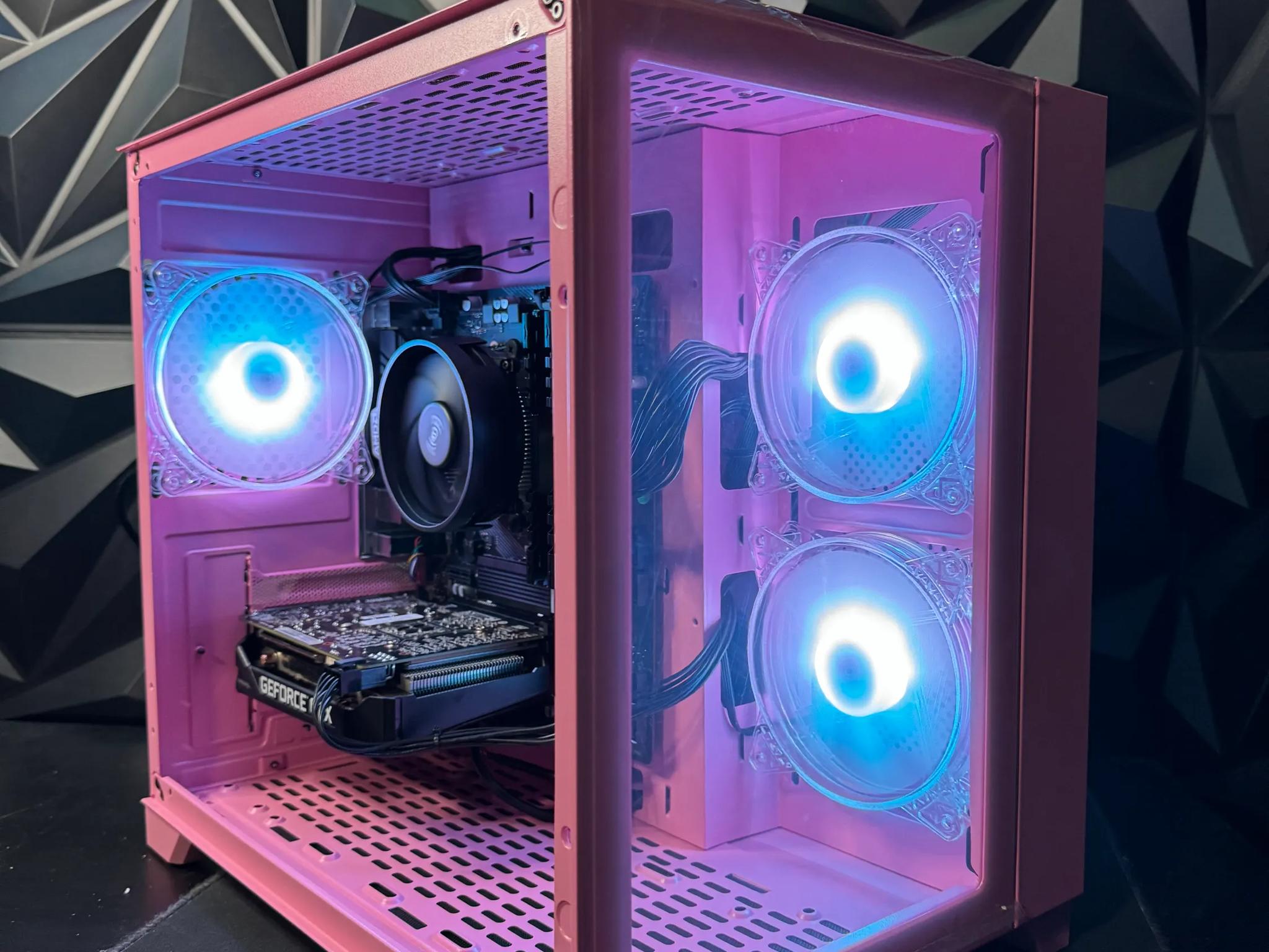 💖 Pink Panther Gaming PC 🎮✨ | Ryzen 5| 1660 Super| 16 GB DDR4| 1 TB NVMe