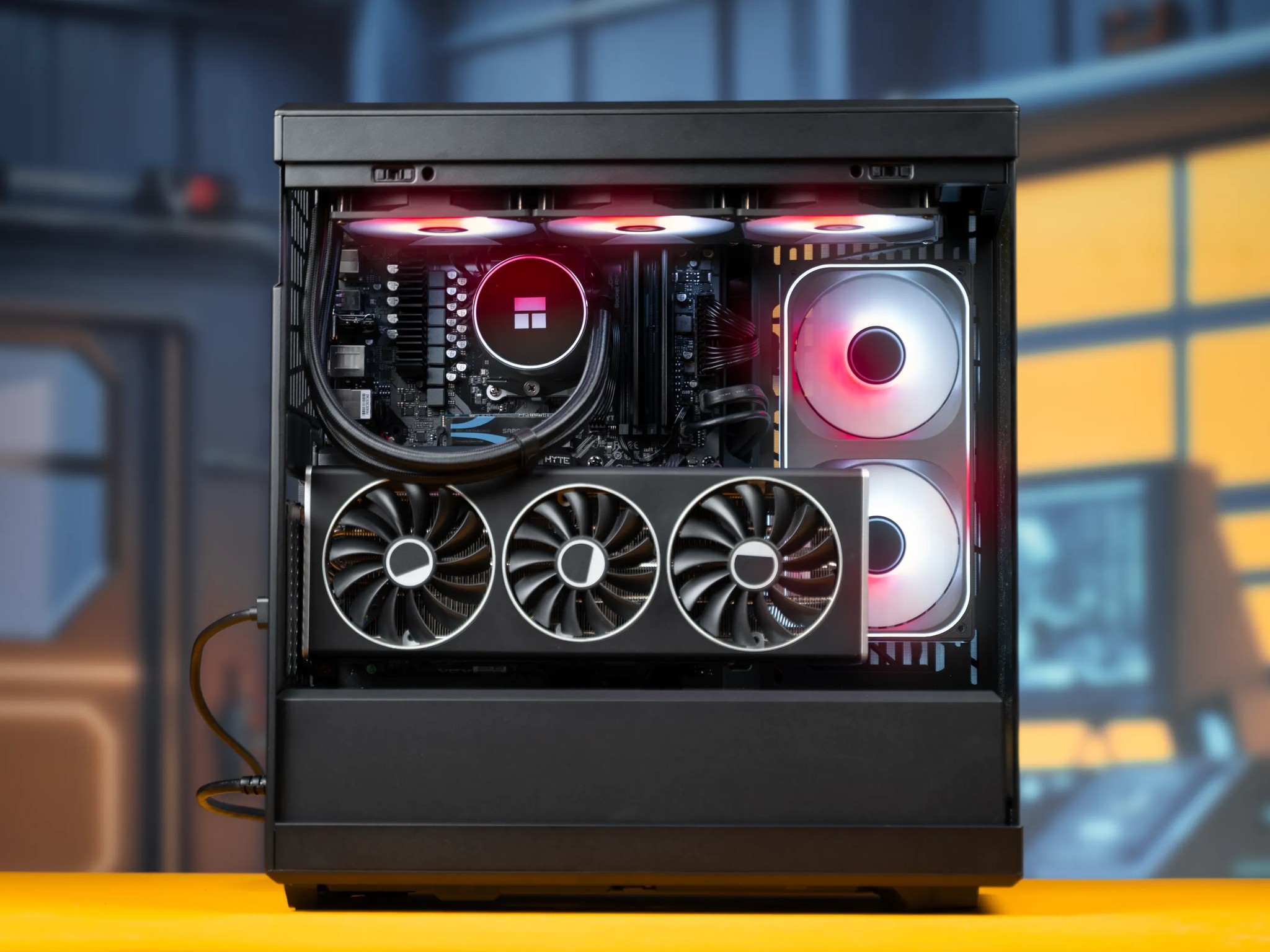 “Synthelis8” RX 7800 XT Ryzen 5 7600 32GB Windows 11 2TB 4K Powerhouse Gaming PC