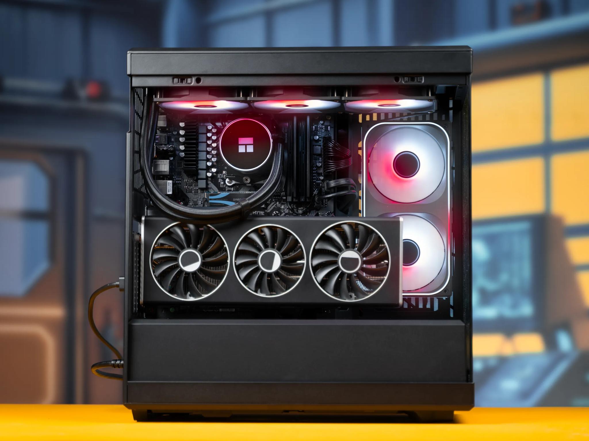 “Synthelis8” RX 7800 XT Ryzen 5 7600 32GB Windows 11 2TB 4K Powerhouse Gaming PC