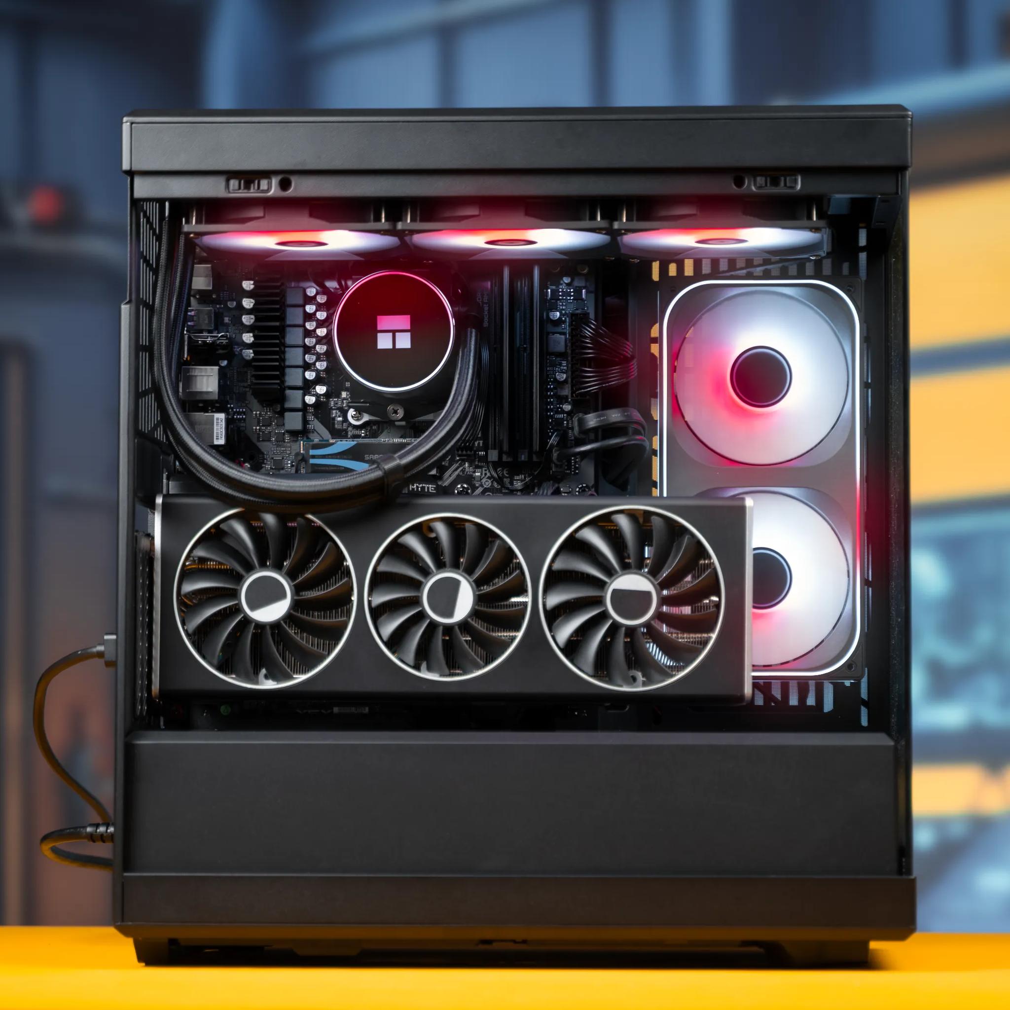 “Synthelis8” RX 7800 XT Ryzen 5 7600 32GB Windows 11 2TB 4K Powerhouse Gaming PC
