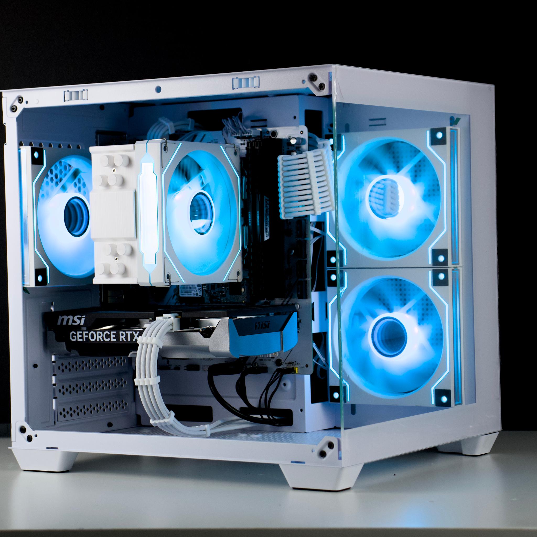 🧊❄️🧊 White Gaming PC – RTX 5060, Ryzen 5 5600X, 32GB RAM, 960GB SSD - WiFi, BlueTooth 🧊❄️🧊