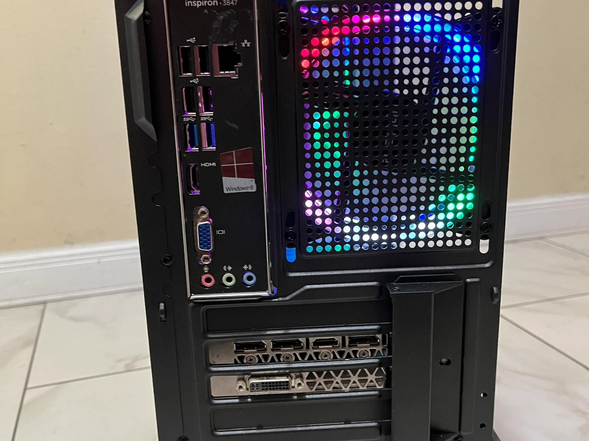 🖥️ Budget RGB Gaming PC – GTX 960, Intel Core i5, 12GB RAM, 256GB SSD+1TB HDD, Fast and Powerful