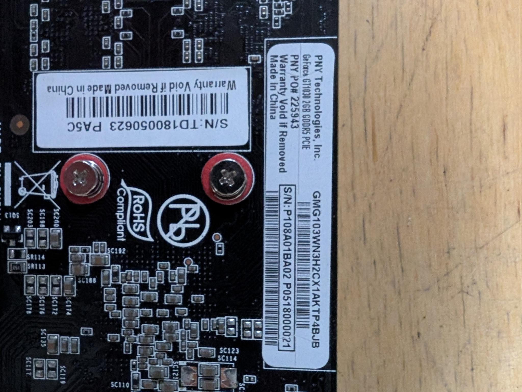 PNY GeForce GT 1030 2GB - Image 3
