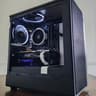 Black + White Gaming PC | Ryzen 5 | RX 580 8GB | 16GB | 1TB | Wi-Fi + BT | 550W 80+ Bronze