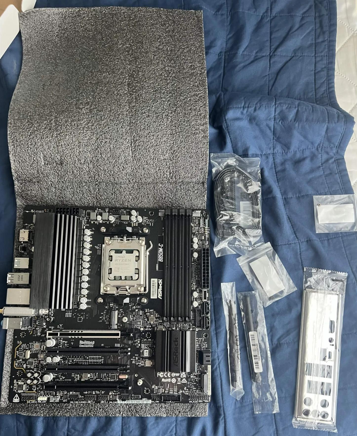 asrock b850 micro atx+ a ryzen 7600x