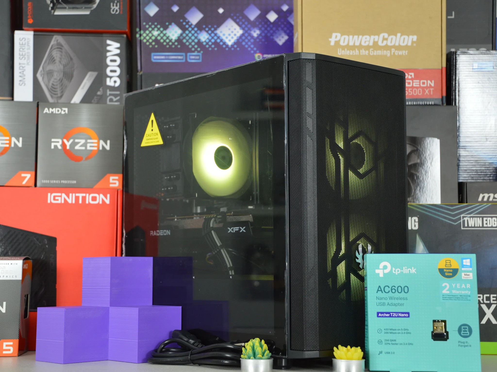 ⚫️🟠| RX 6600 8GB | RYZEN 5 3600 | 16GB RAM | 1TB NVME SSD | Midnight Orange |