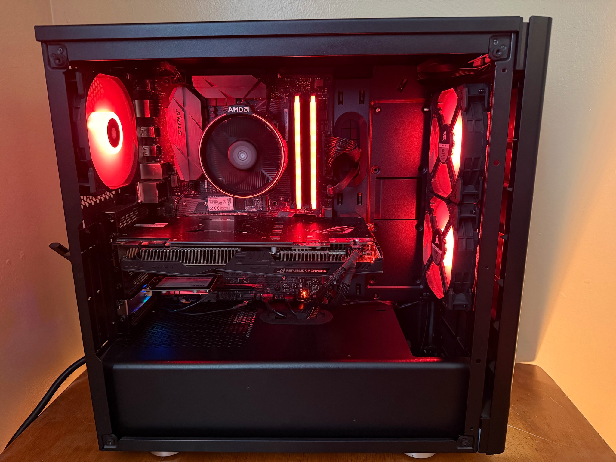 Gaming PC – Ryzen 7 2700X | ASUS ROG Strix GTX 1070 | 32GB RAM | Wi-Fi 6 | Windows 11 Home