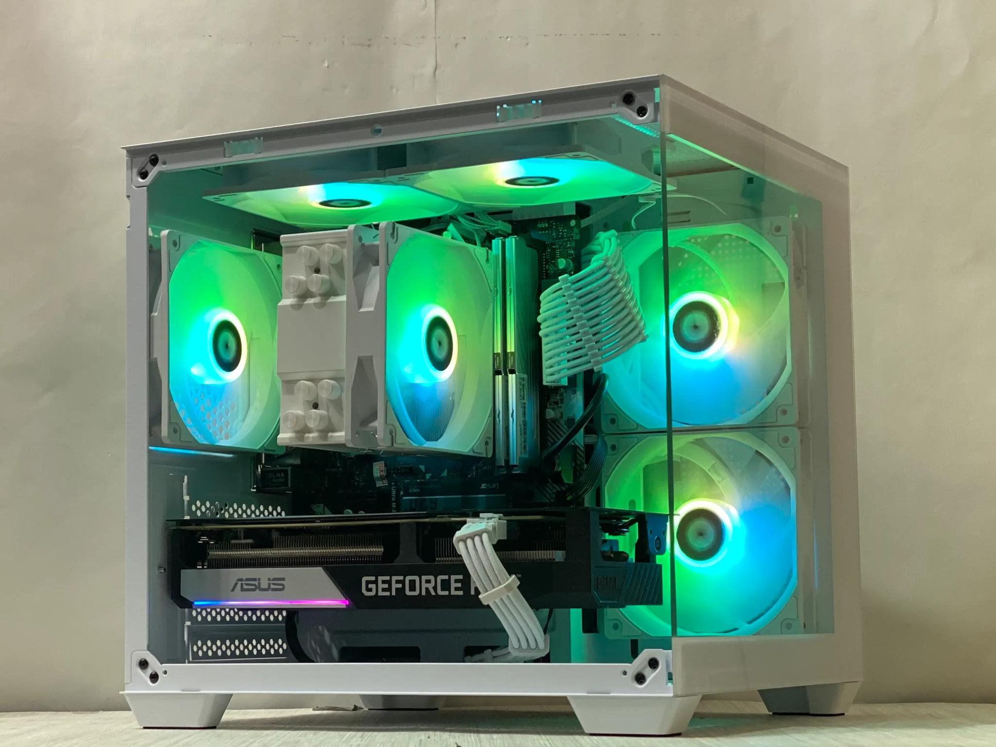 RTX 3060 Ti, Ryzen 5 5500, 16GB DDR4, 1TB NVMe SSD, WiFi - Custom Gaming PC