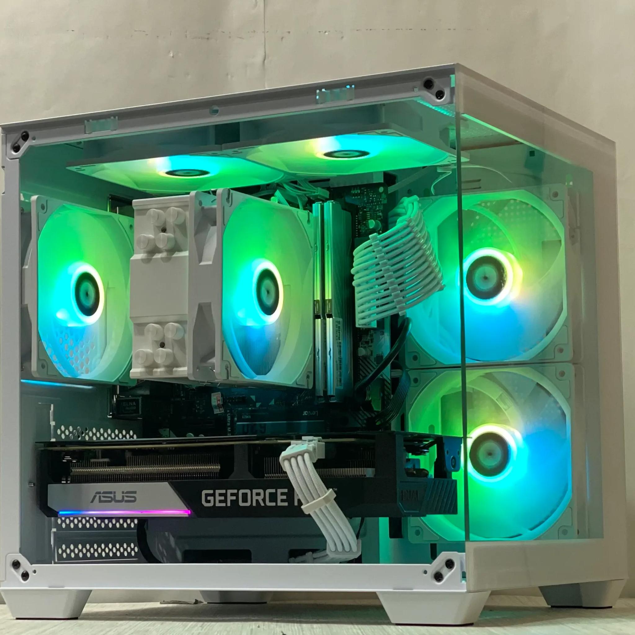 RTX 3060 Ti, Ryzen 5 5500, 16GB DDR4, 1TB NVMe SSD, WiFi - Custom Gaming PC